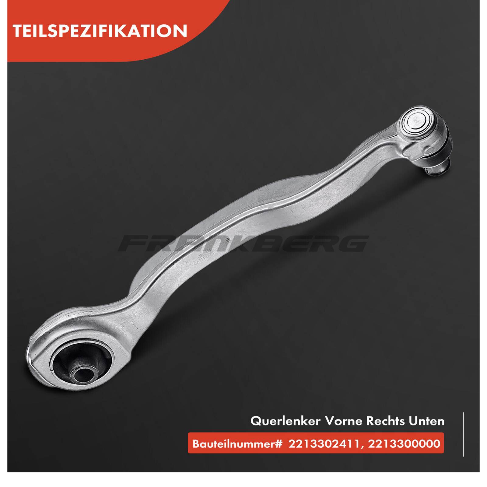 Control/Trailing Arm, wheel suspension