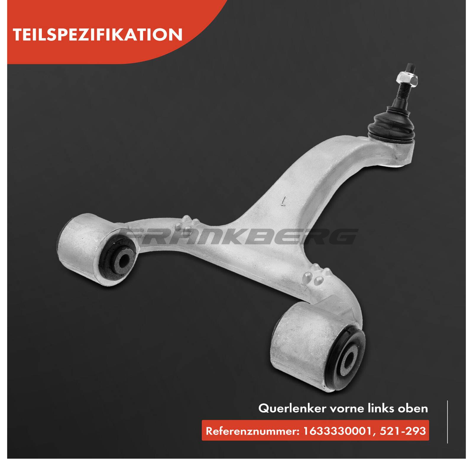 Control/Trailing Arm, wheel suspension