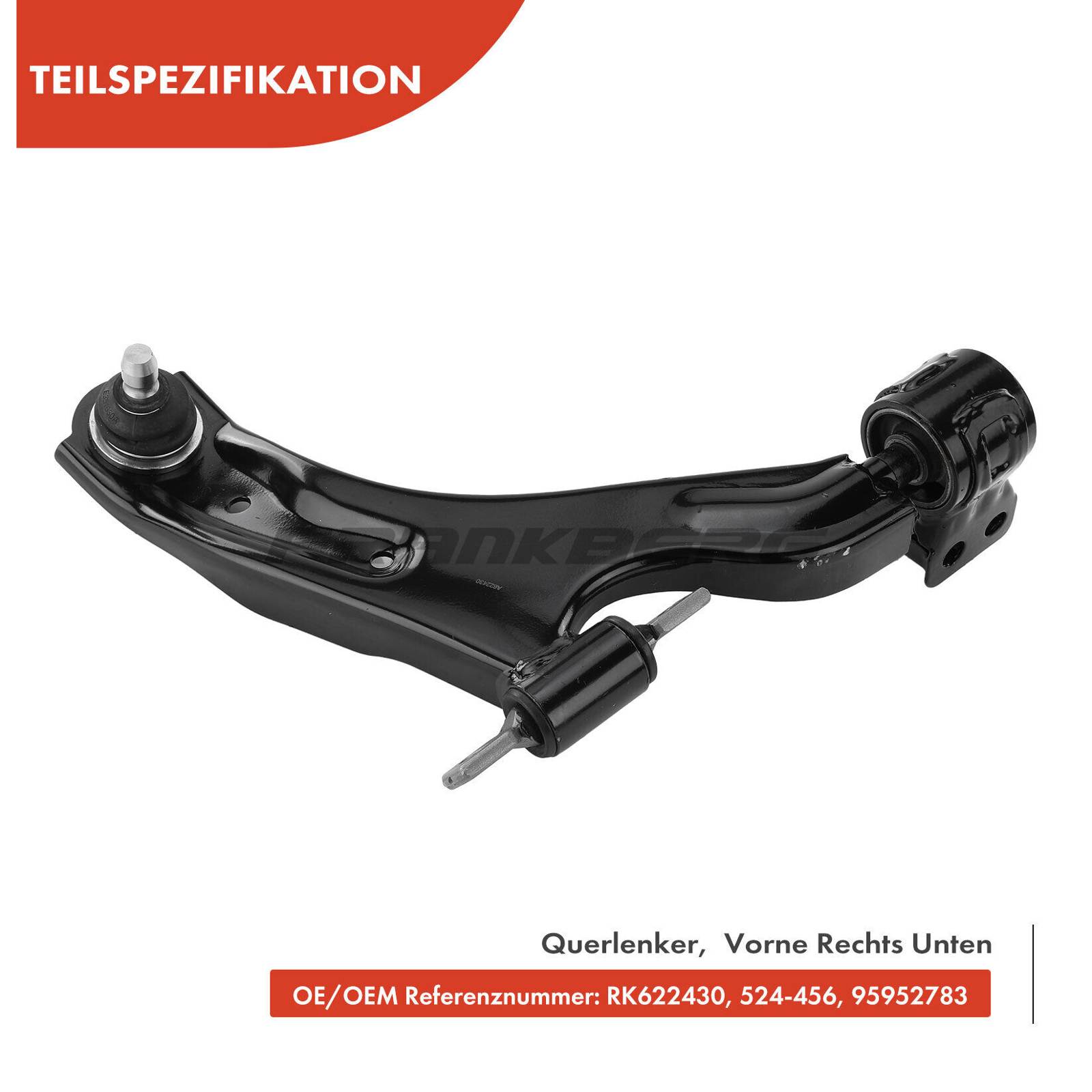 Control/Trailing Arm, wheel suspension