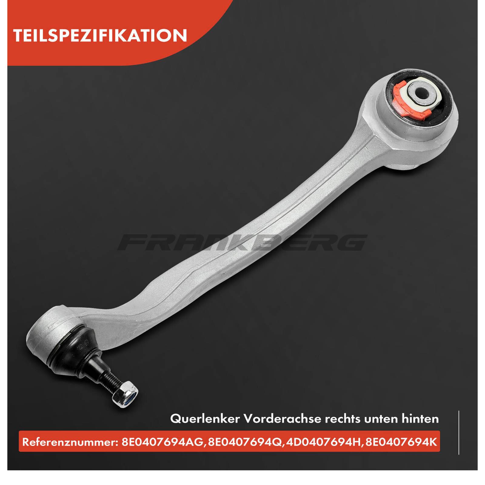 Control/Trailing Arm, wheel suspension