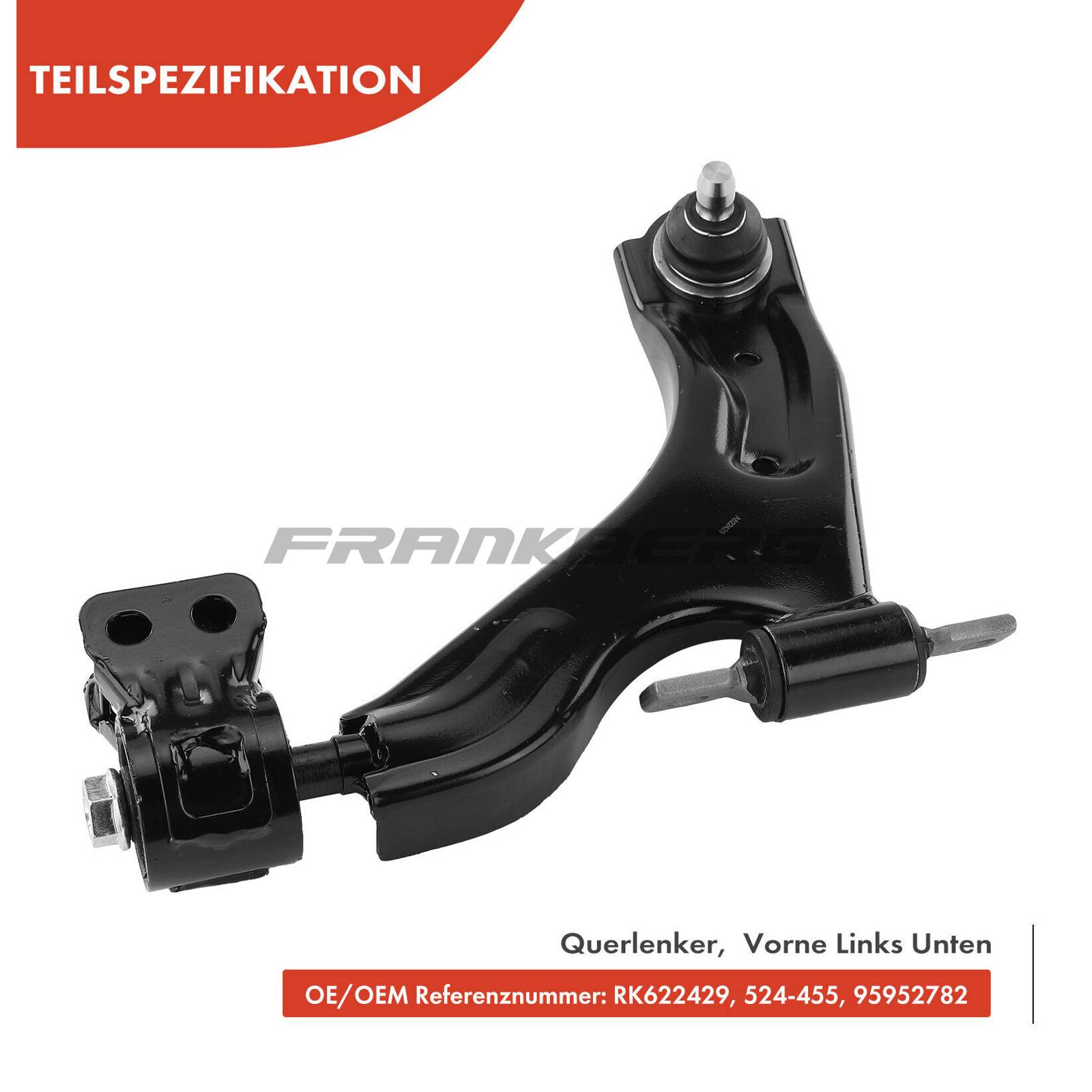 Control/Trailing Arm, wheel suspension