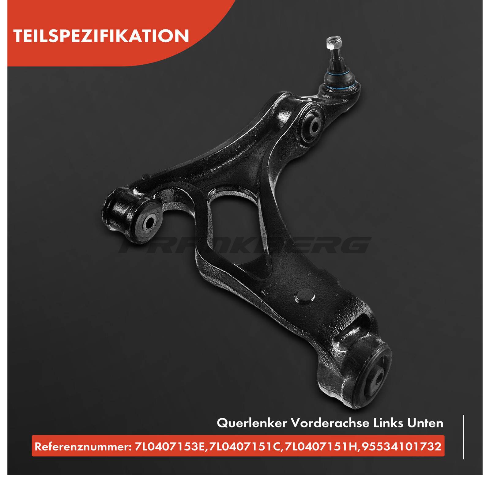 Control/Trailing Arm, wheel suspension