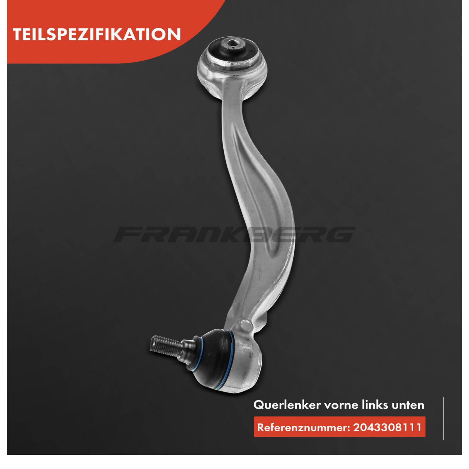 Control/Trailing Arm, wheel suspension