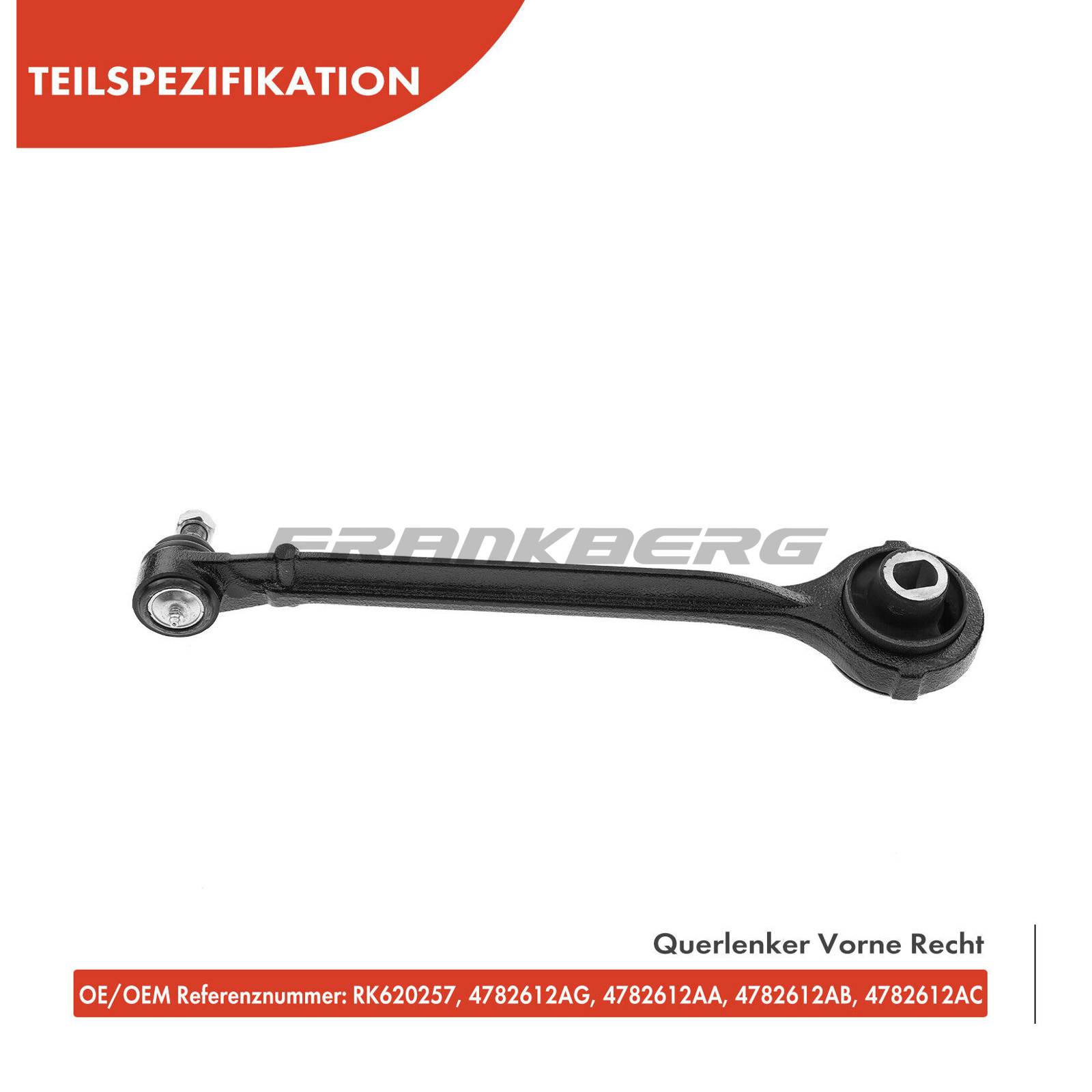 Control/Trailing Arm, wheel suspension
