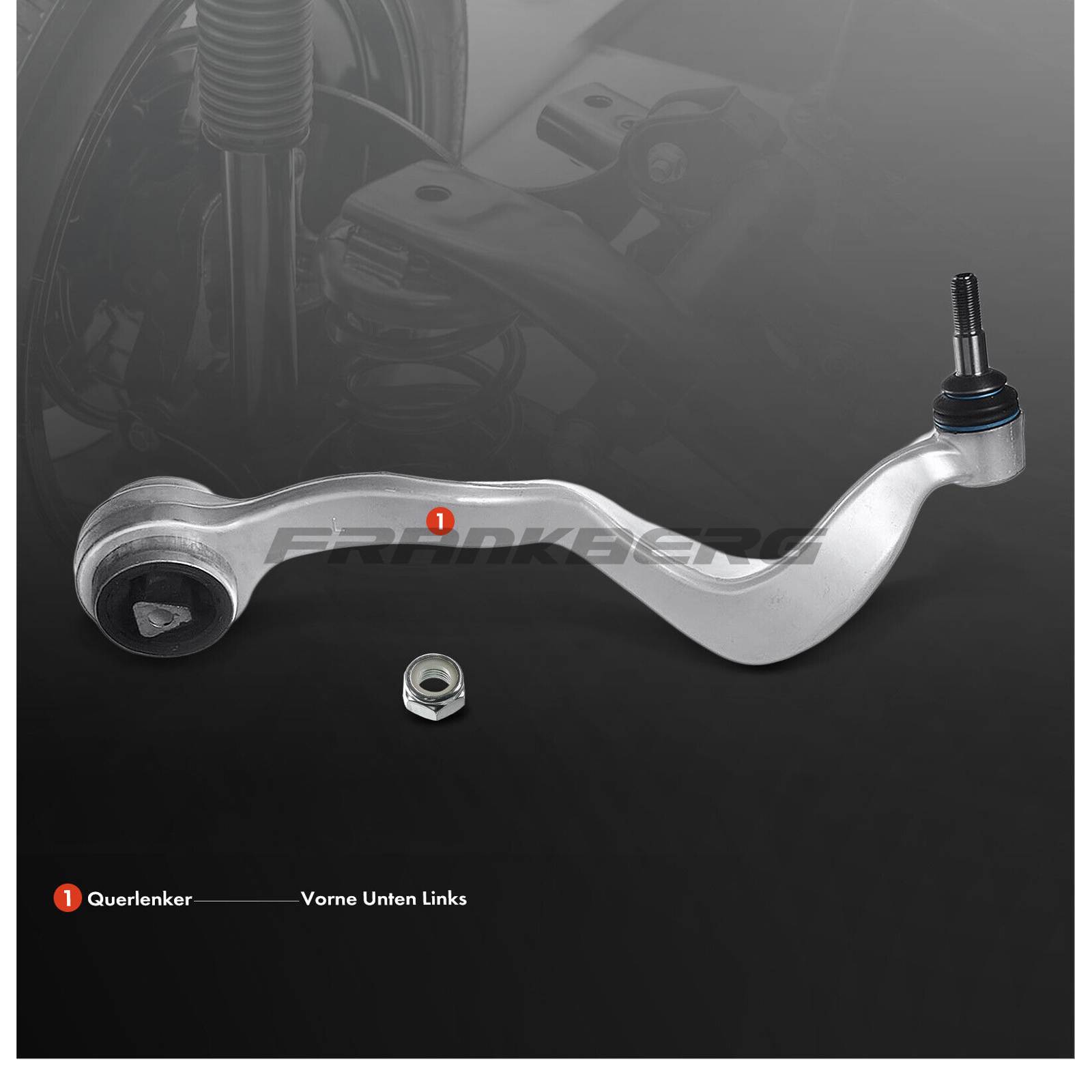 Control/Trailing Arm, wheel suspension