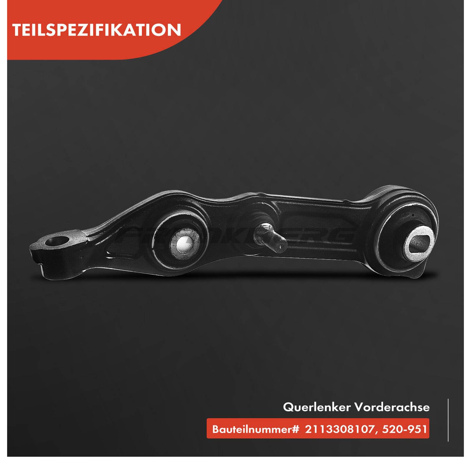 Control/Trailing Arm, wheel suspension