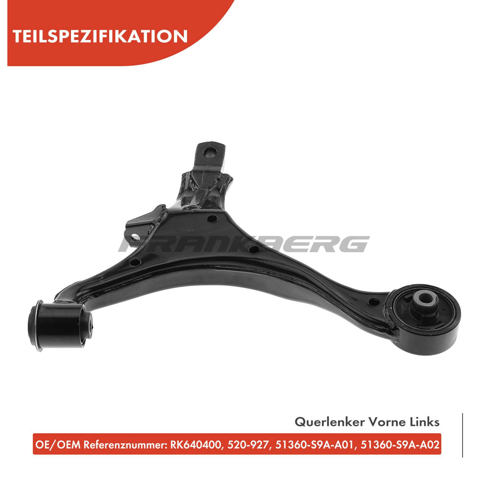 Control/Trailing Arm, wheel suspension