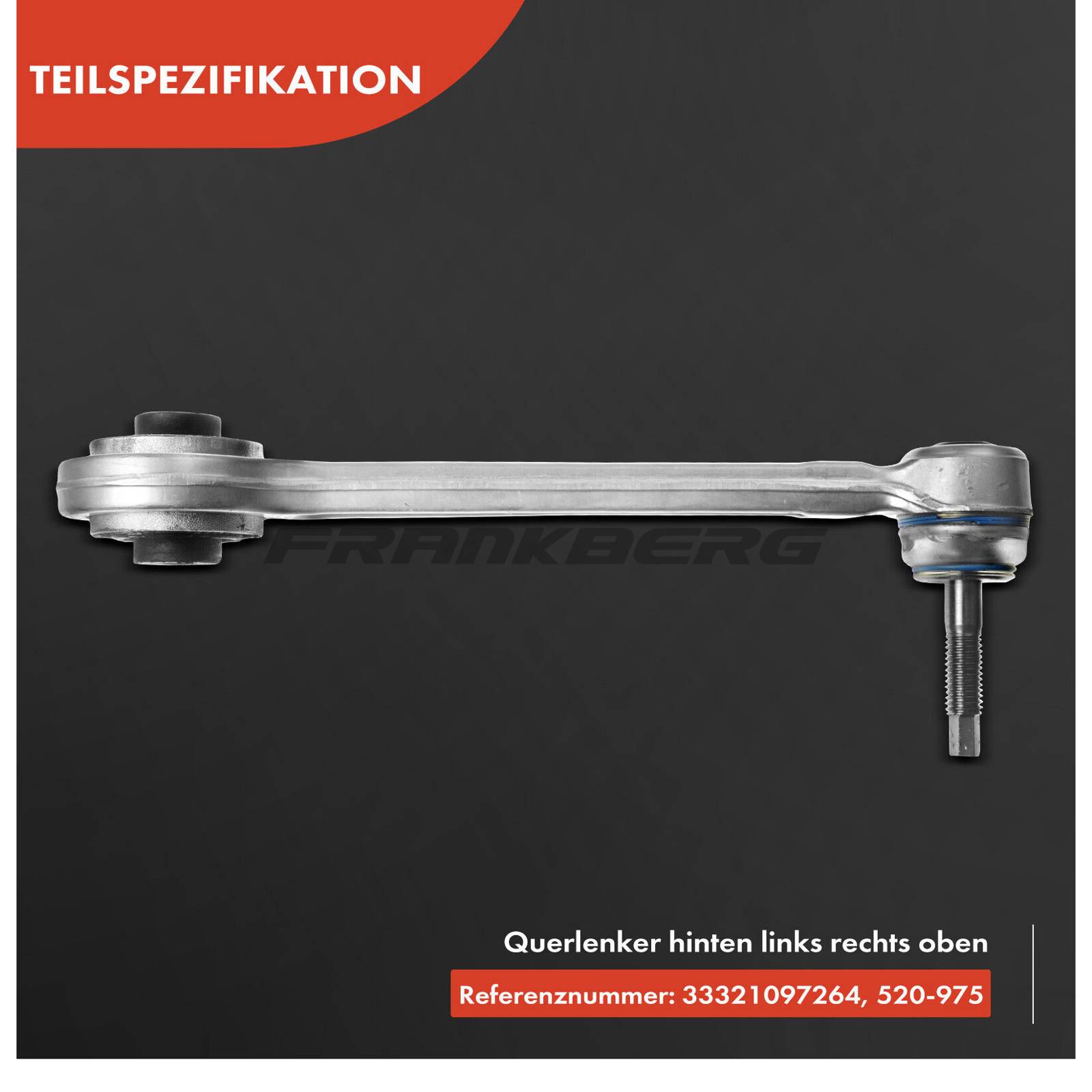Control/Trailing Arm, wheel suspension