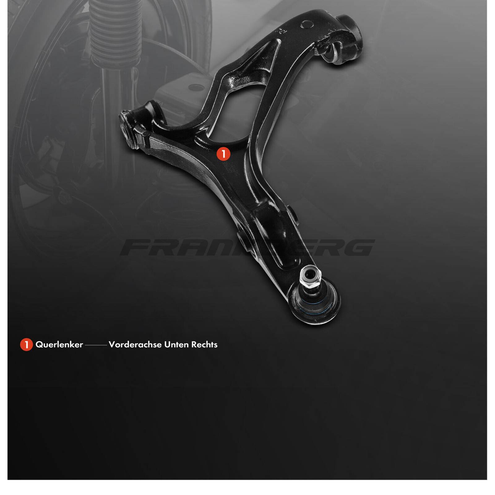 Control/Trailing Arm, wheel suspension