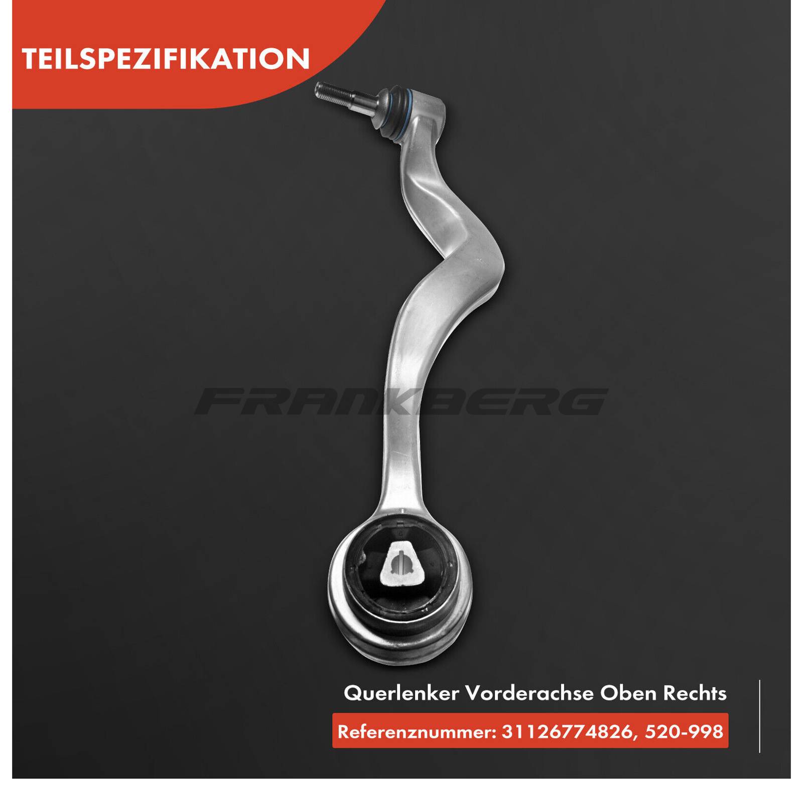 Control/Trailing Arm, wheel suspension