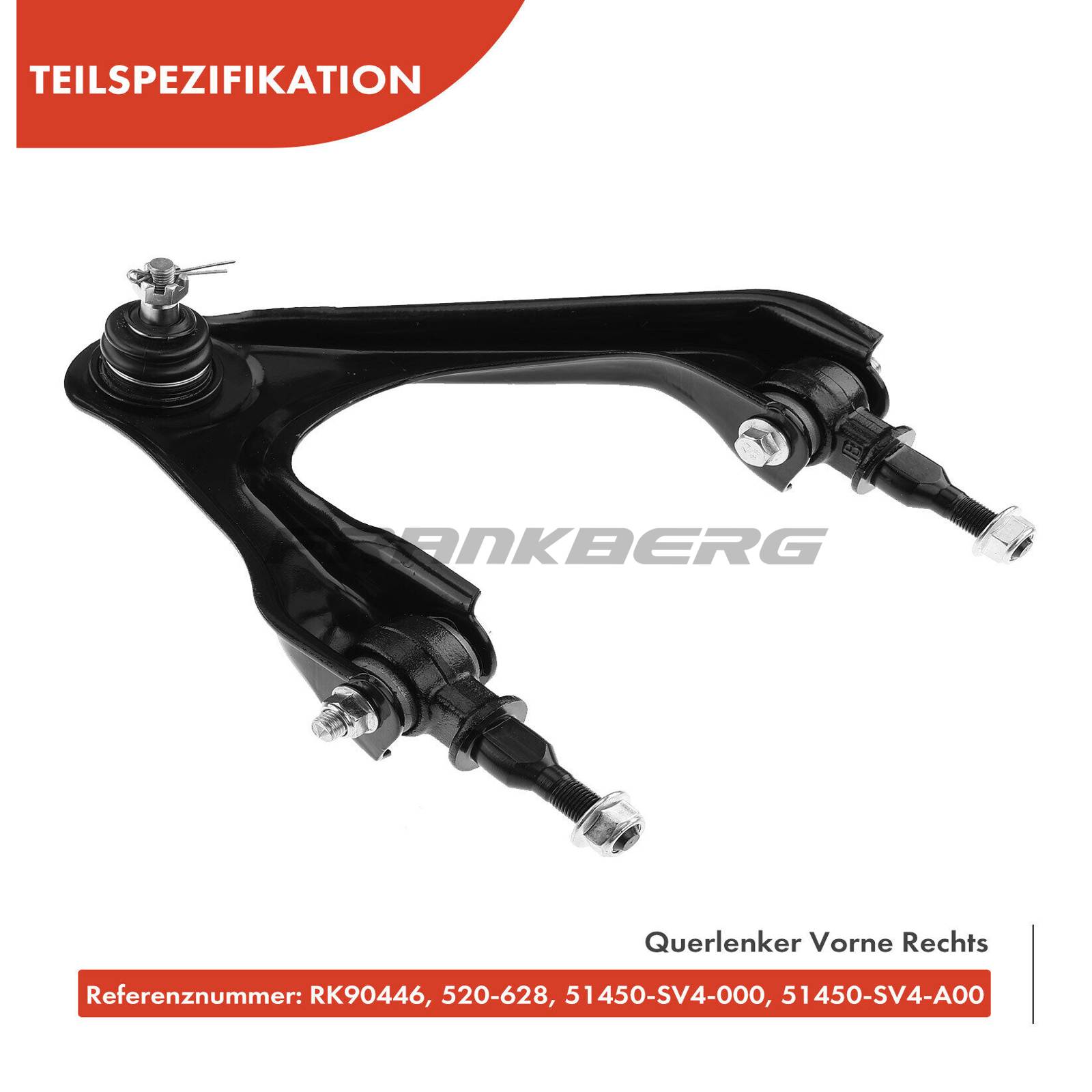Control/Trailing Arm, wheel suspension
