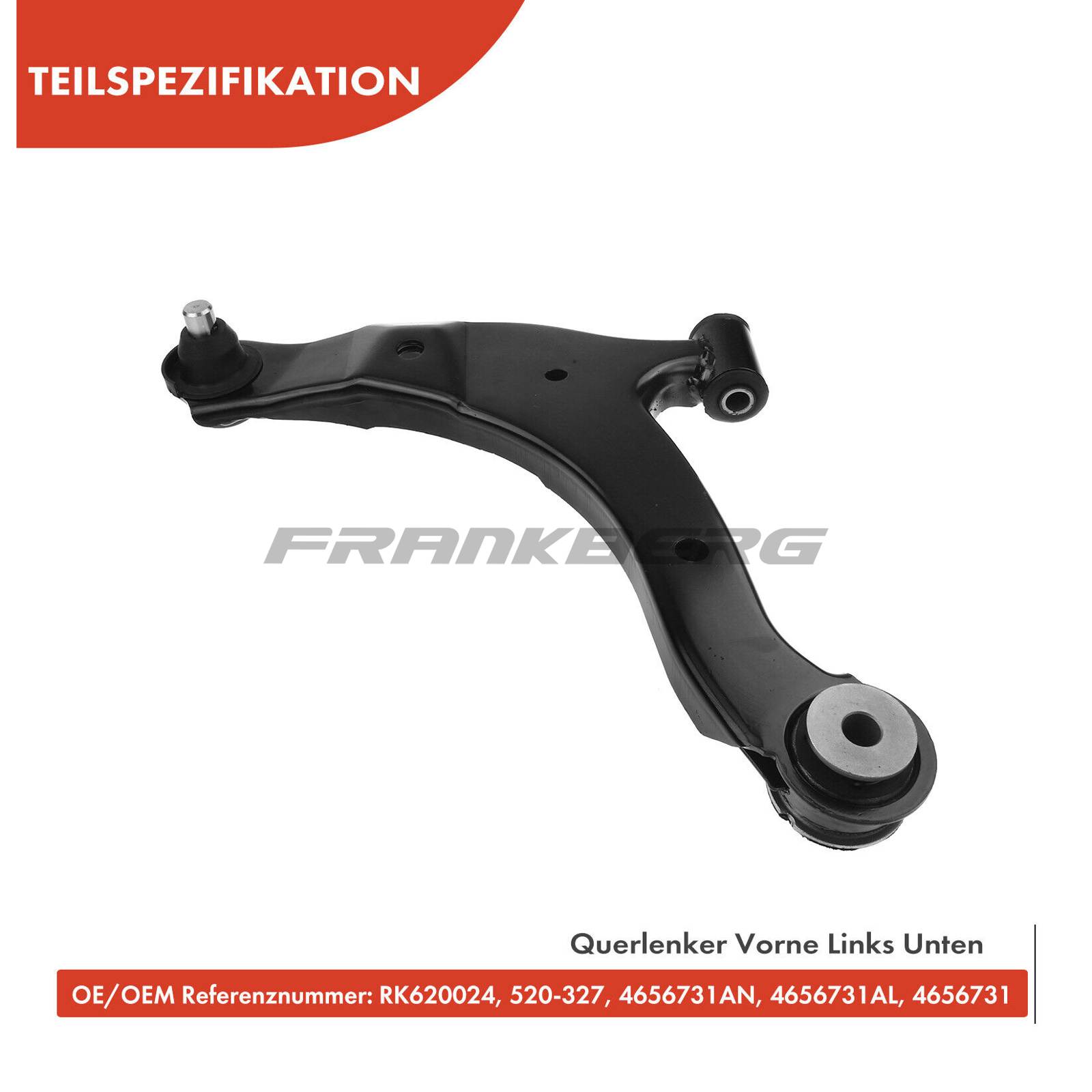 Control/Trailing Arm, wheel suspension