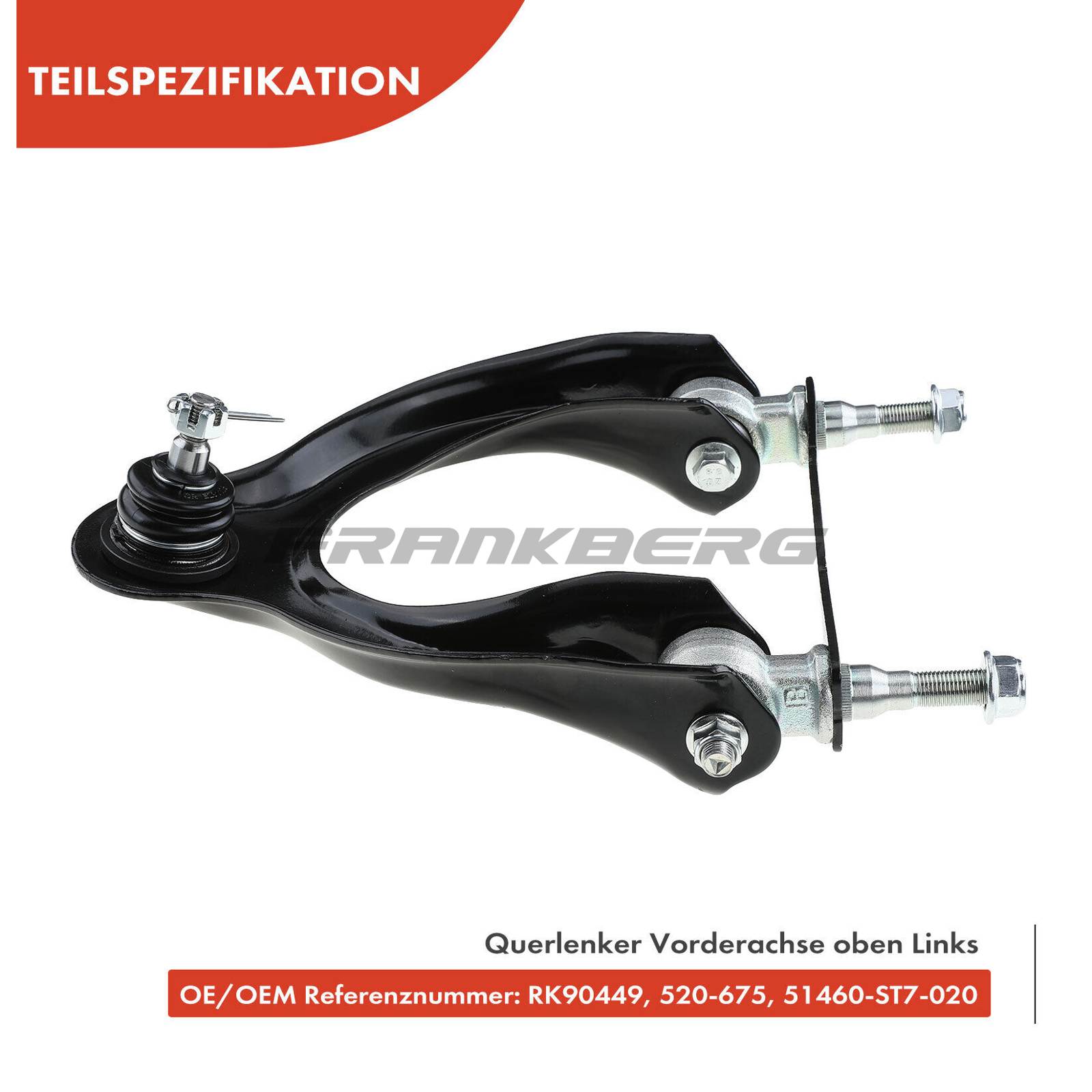 Control/Trailing Arm, wheel suspension