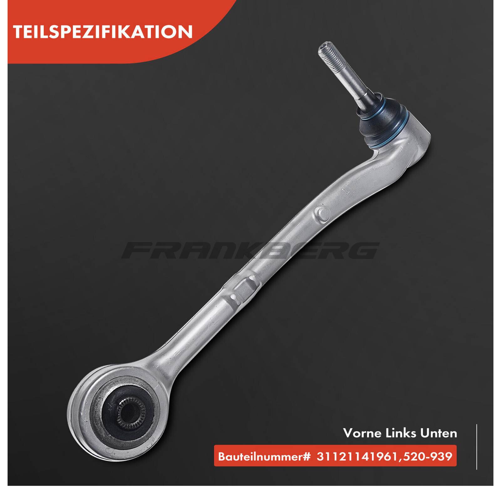 Control/Trailing Arm, wheel suspension