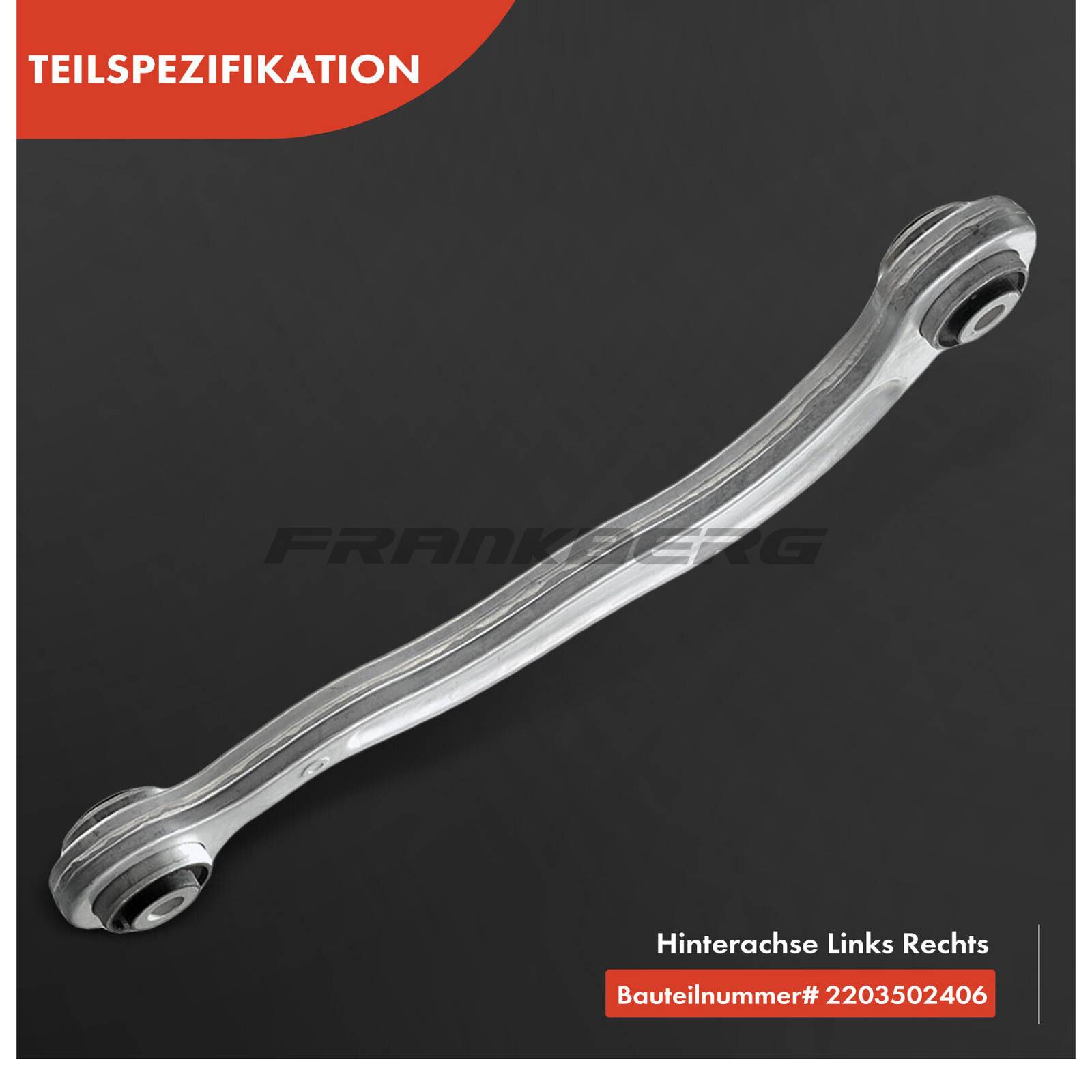 Control/Trailing Arm, wheel suspension