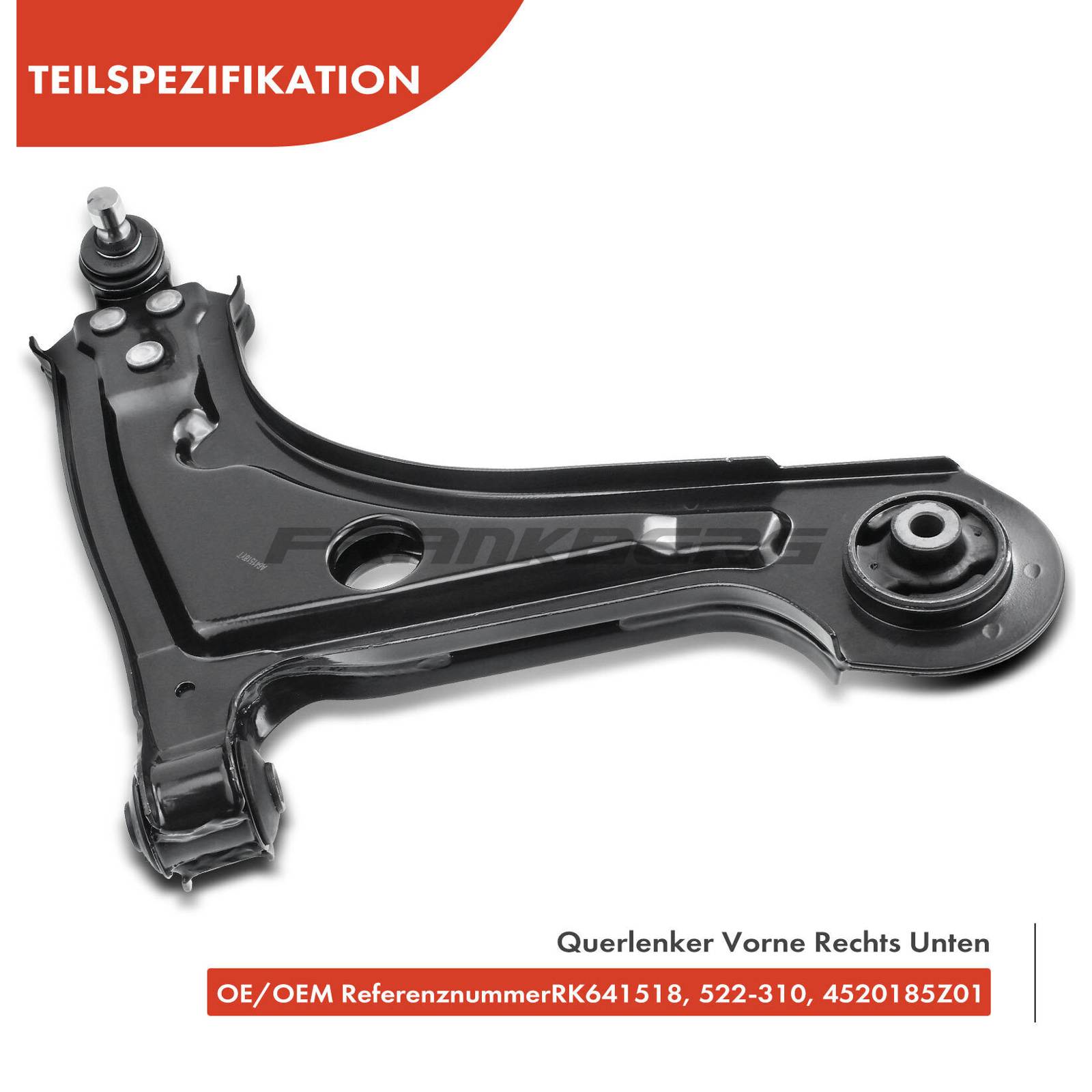 Control/Trailing Arm, wheel suspension