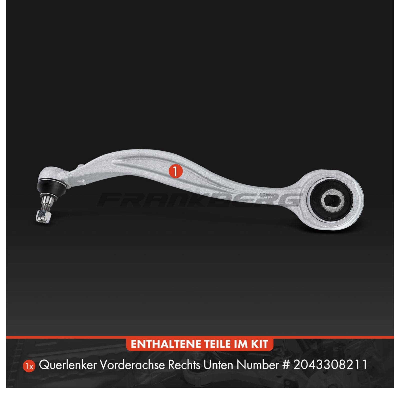 Control/Trailing Arm, wheel suspension