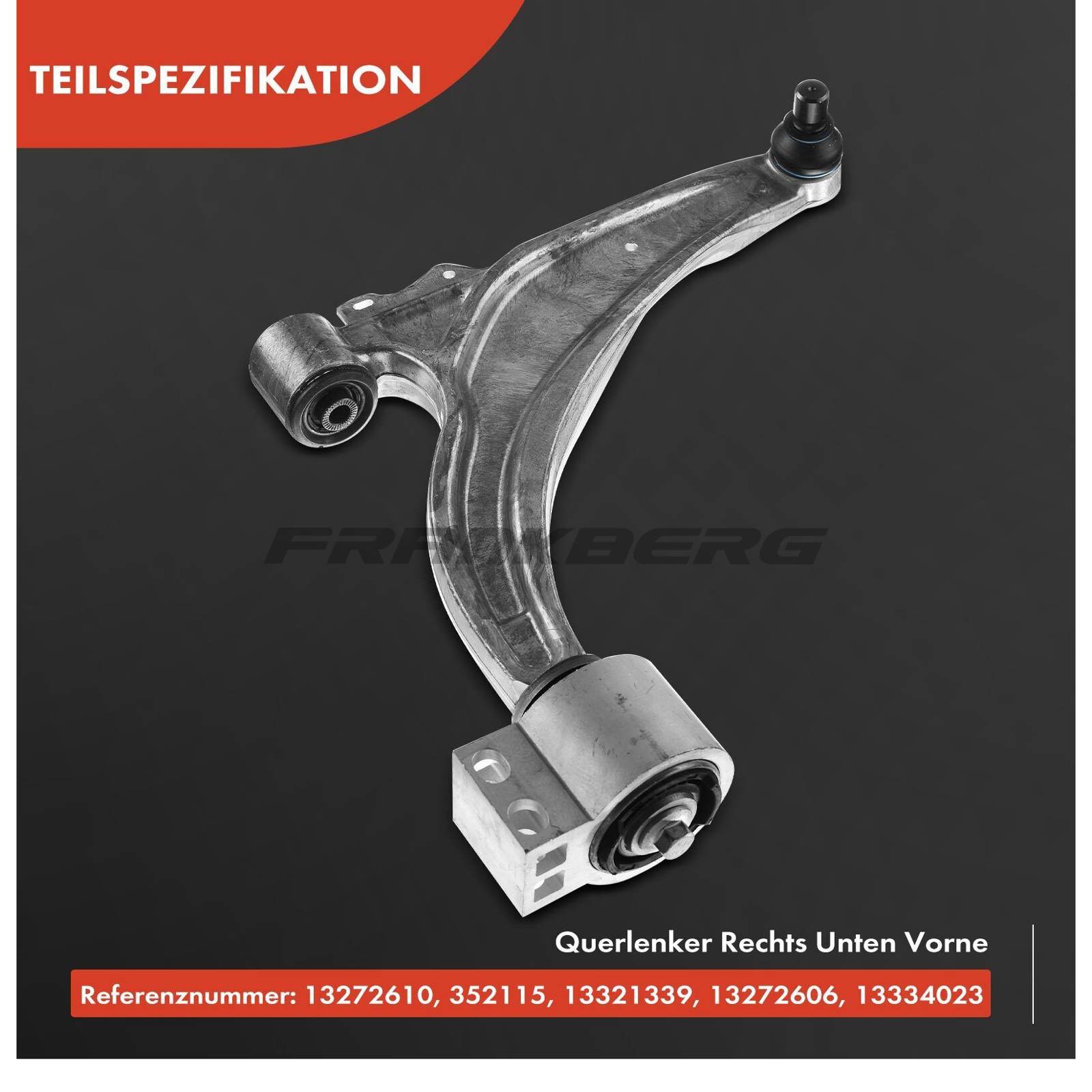 Control/Trailing Arm, wheel suspension