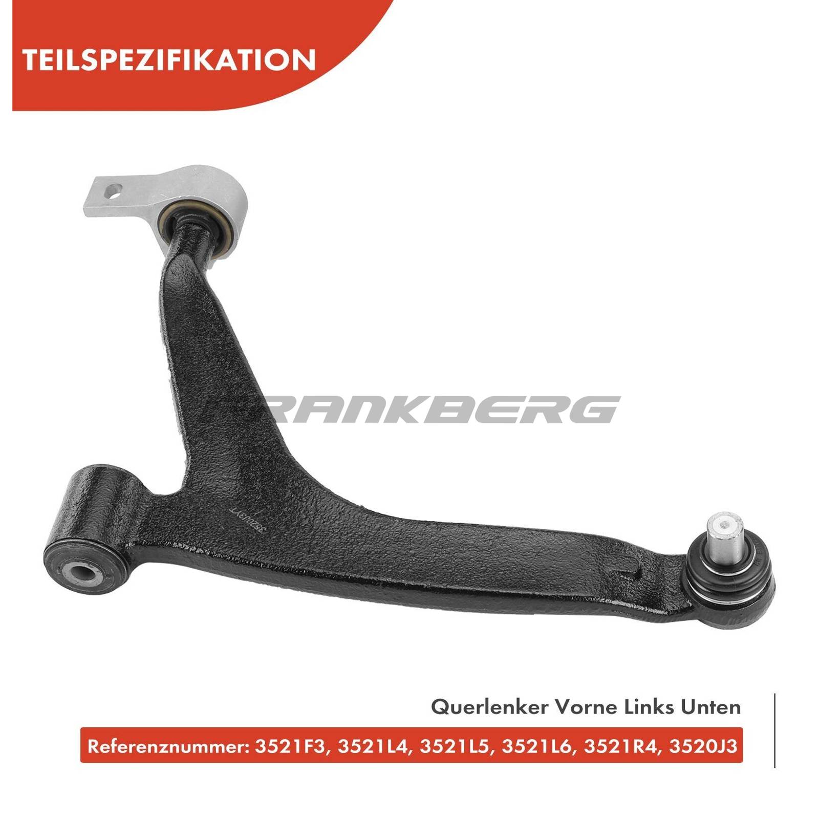 Control/Trailing Arm, wheel suspension