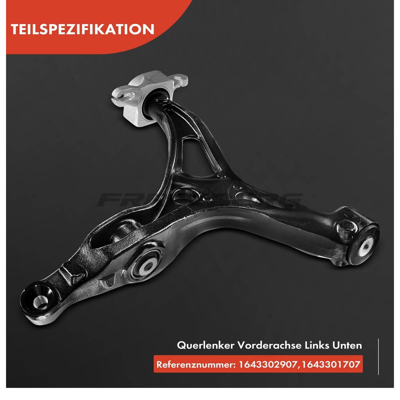 Control/Trailing Arm, wheel suspension