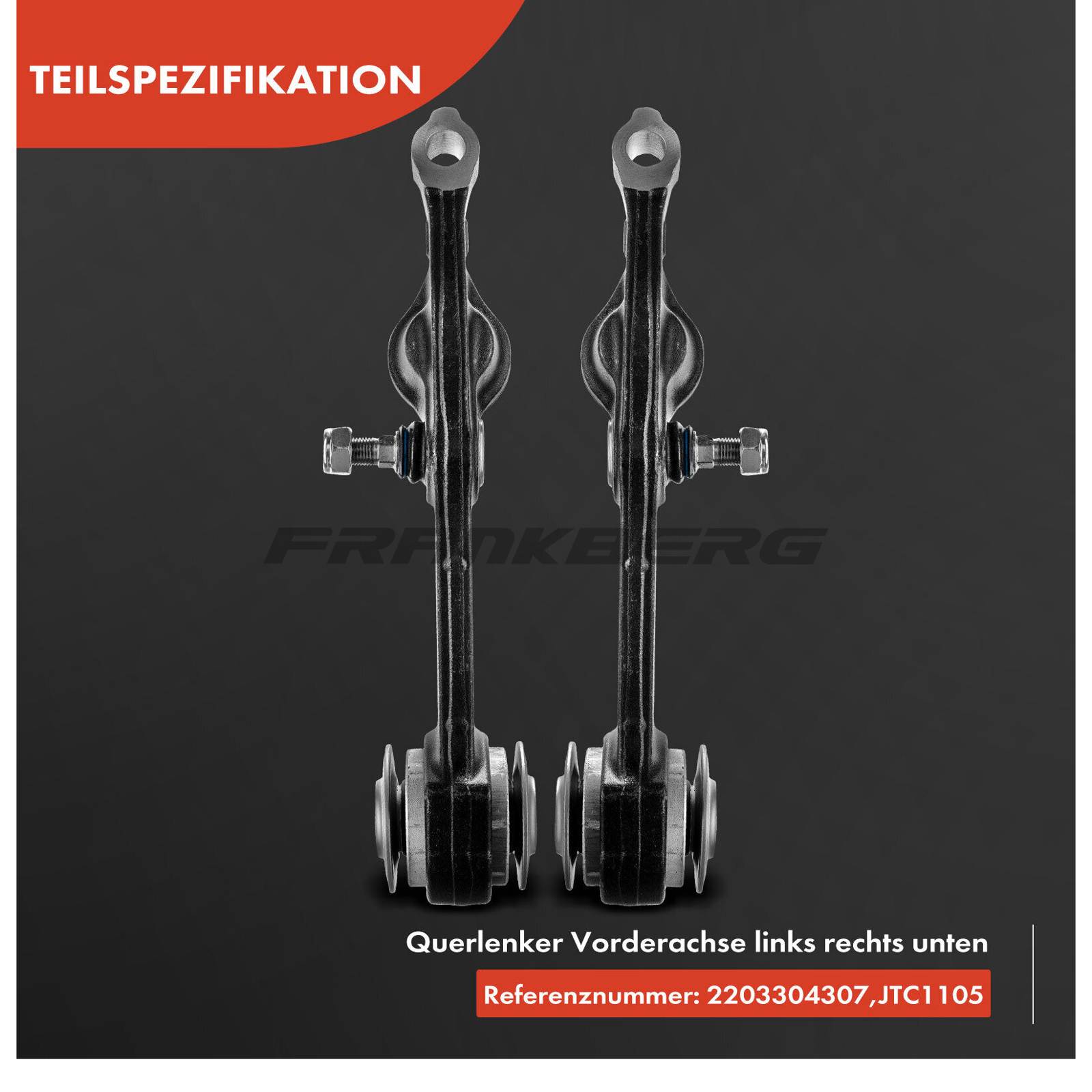 Control/Trailing Arm, wheel suspension