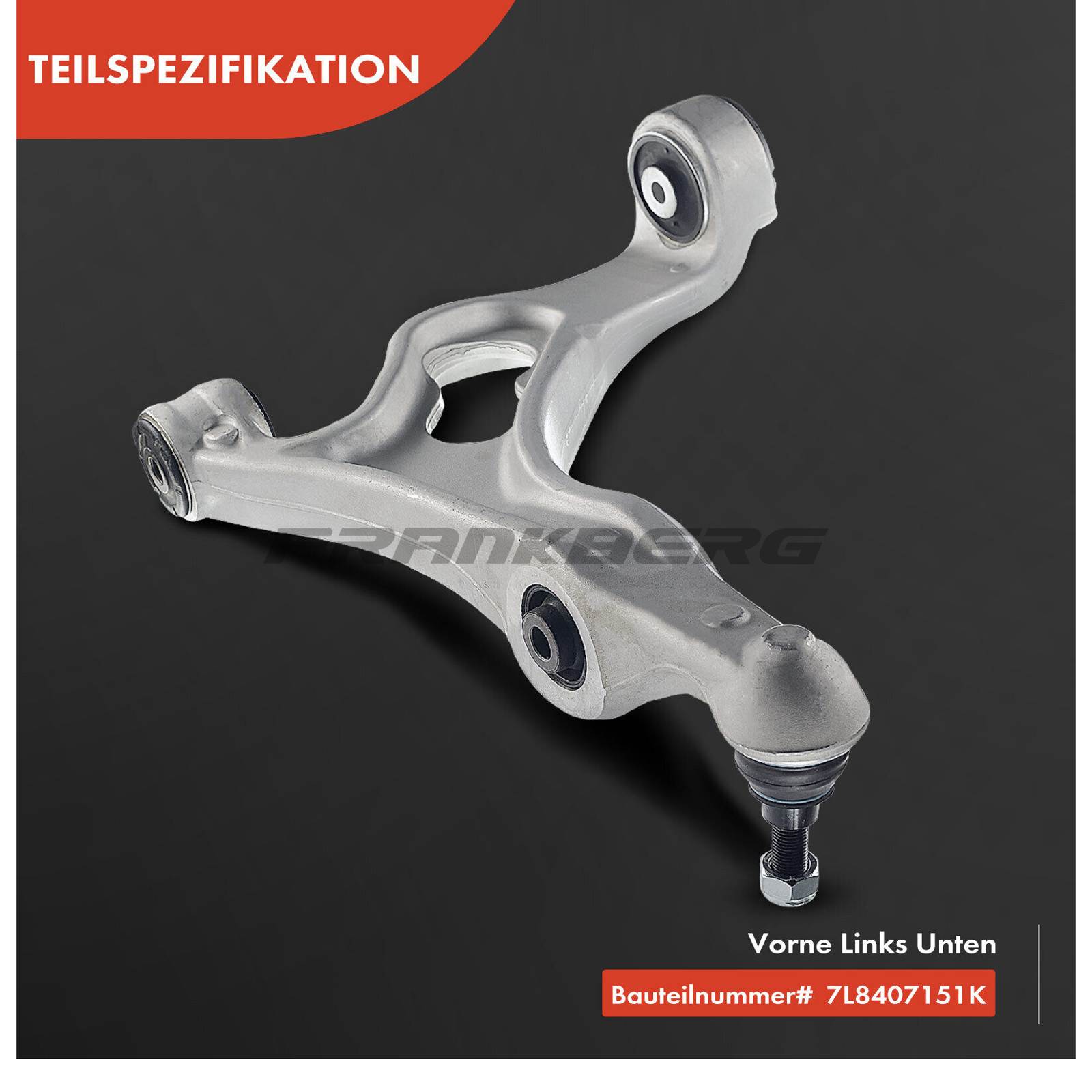 Control/Trailing Arm, wheel suspension