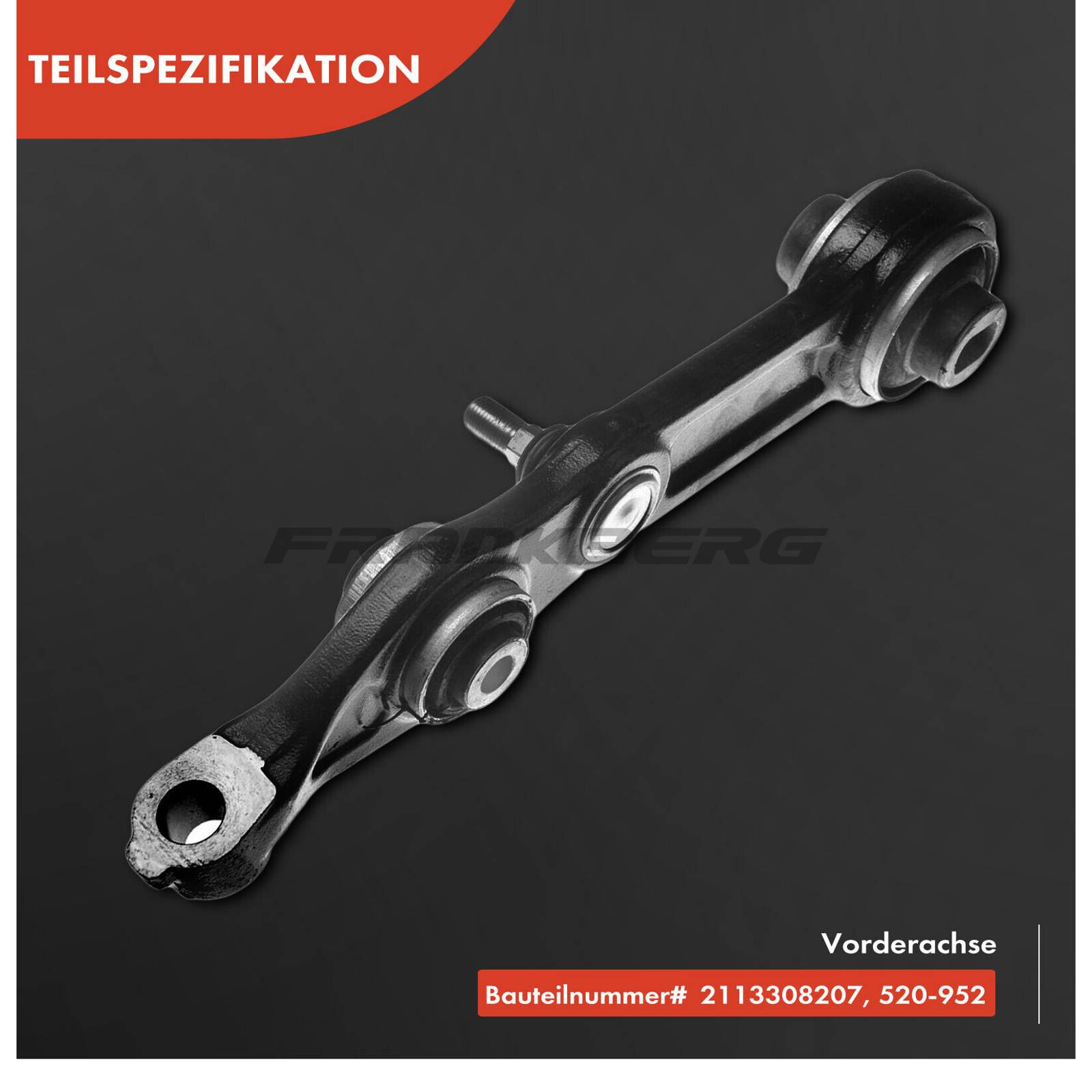 Control/Trailing Arm, wheel suspension