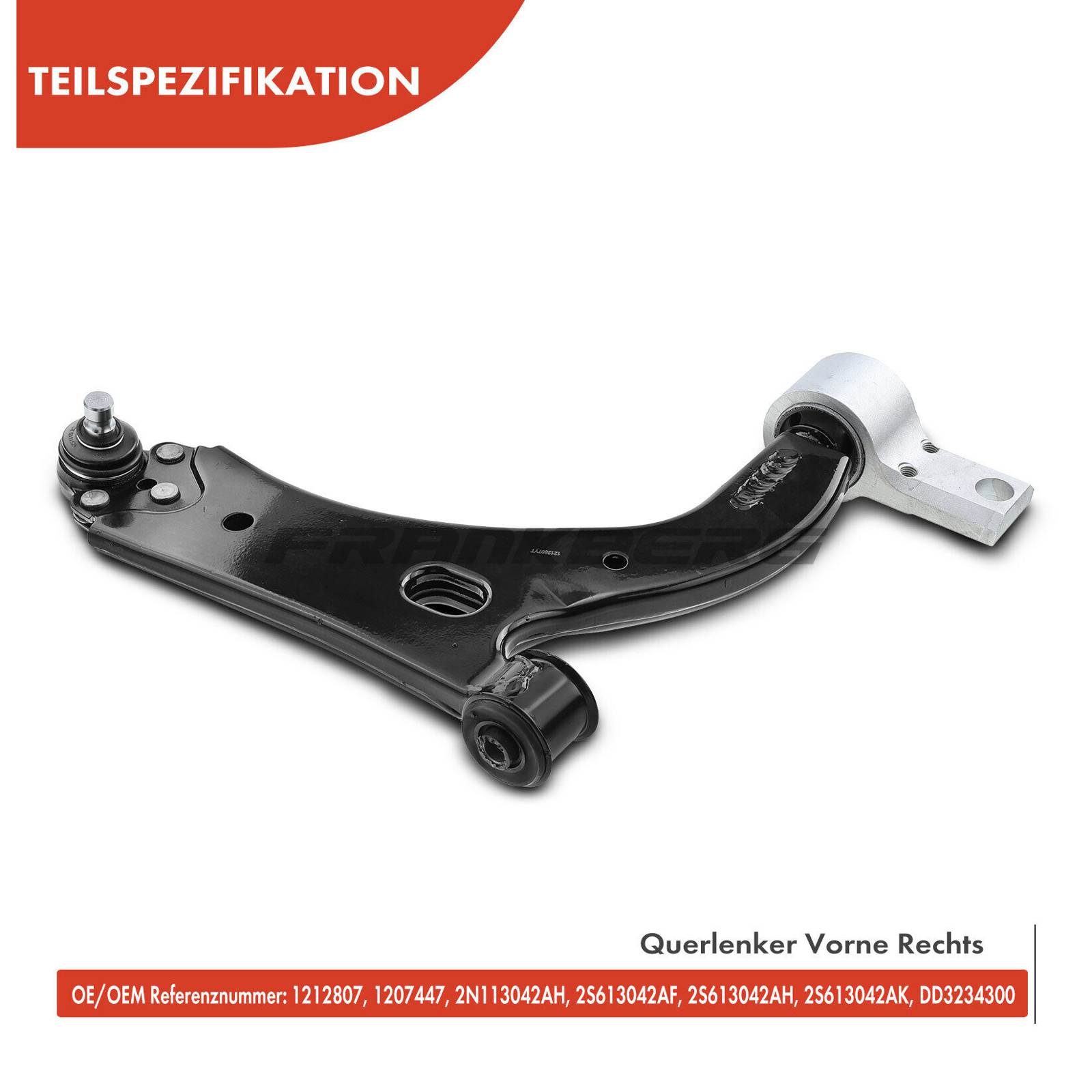 Control/Trailing Arm, wheel suspension