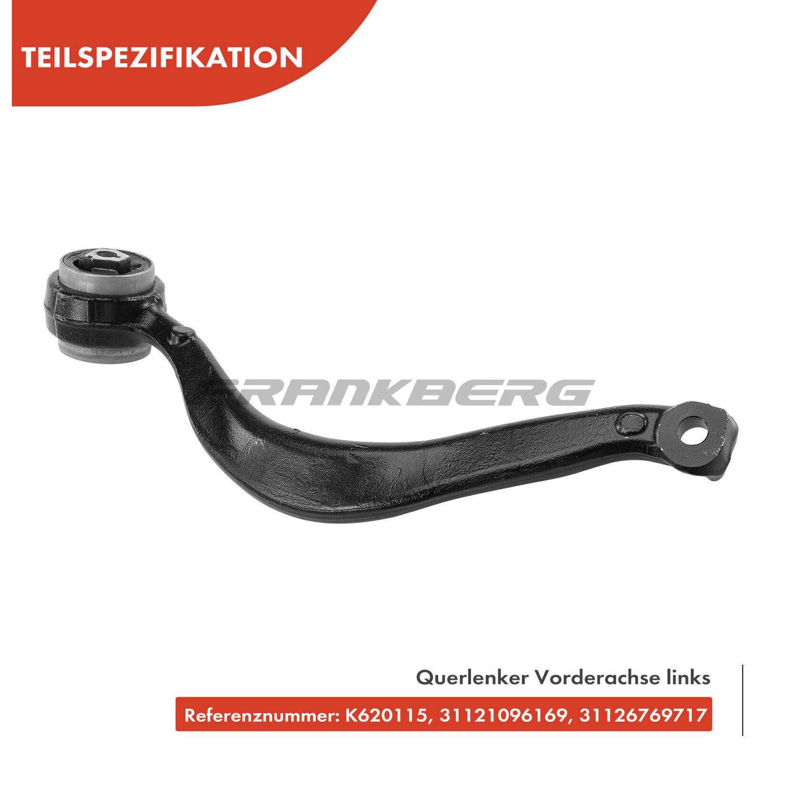 Control/Trailing Arm, wheel suspension