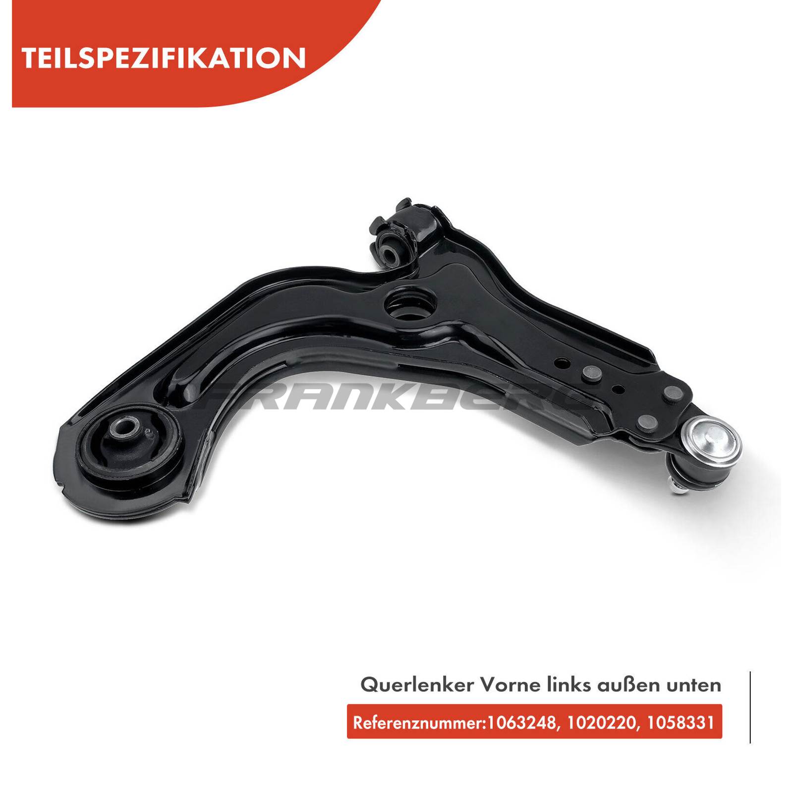 Control/Trailing Arm, wheel suspension