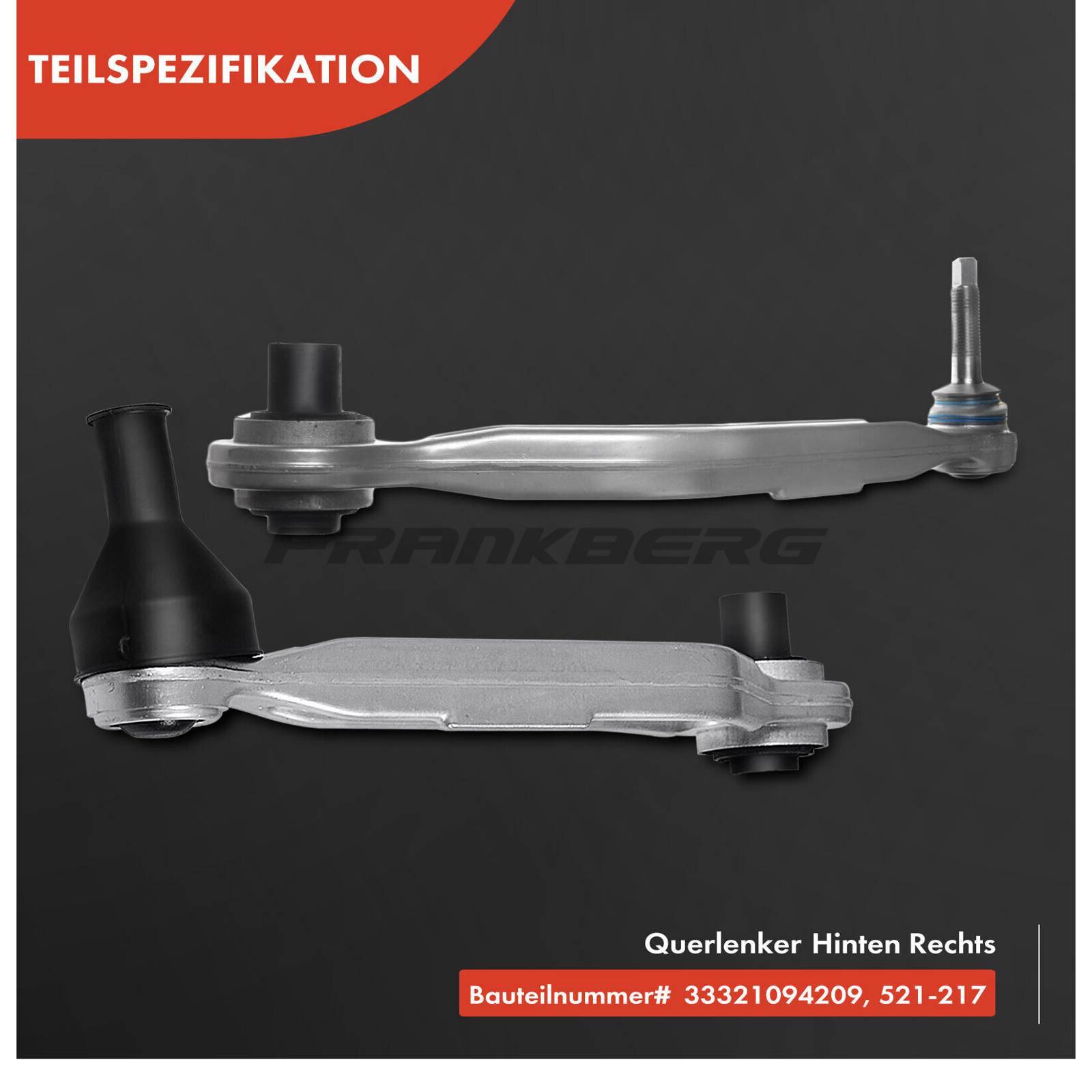 Control/Trailing Arm, wheel suspension