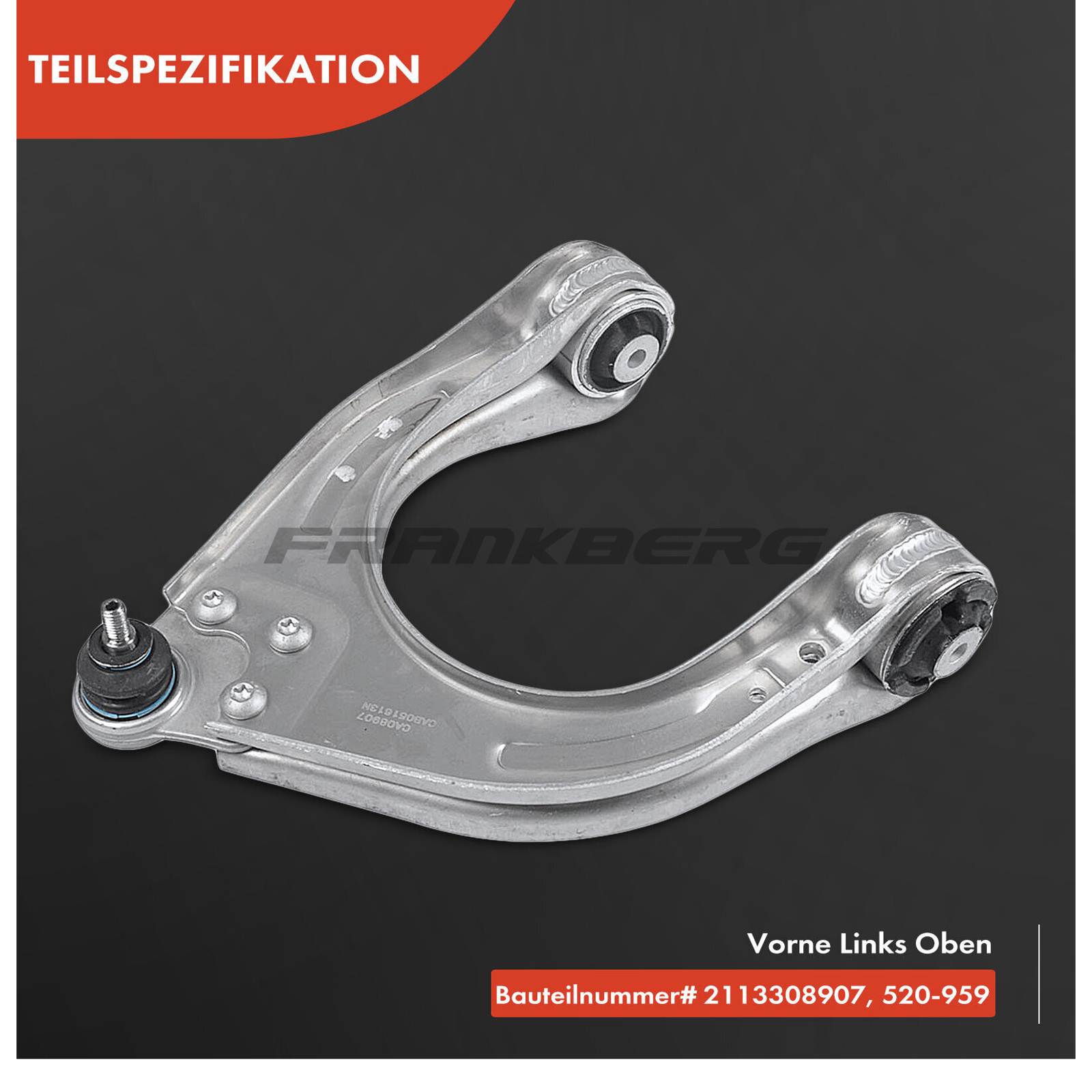 Control/Trailing Arm, wheel suspension