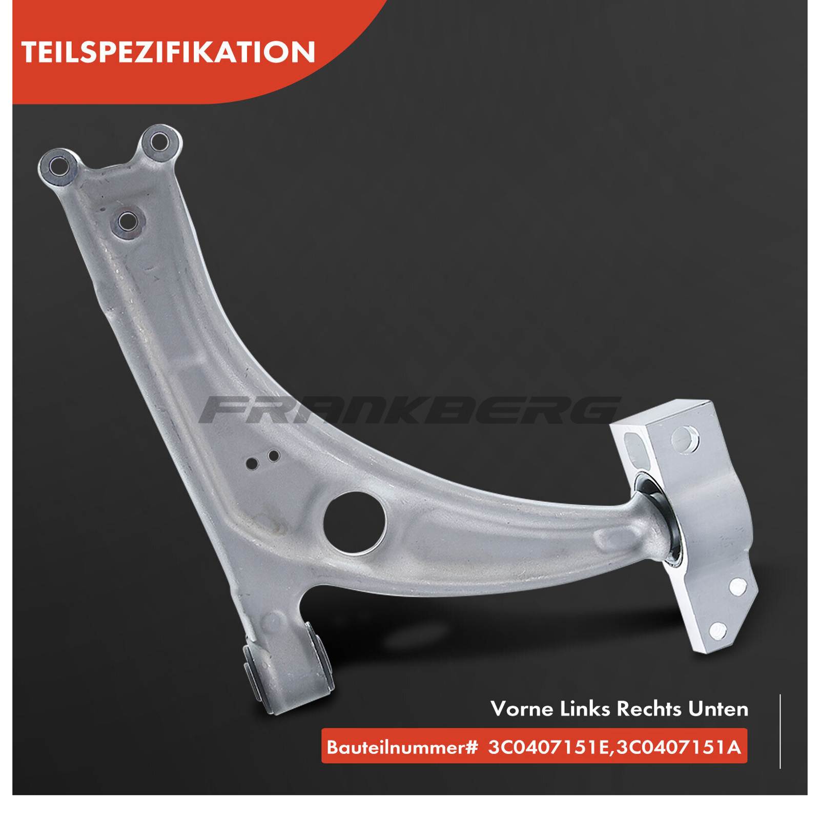 Control/Trailing Arm, wheel suspension