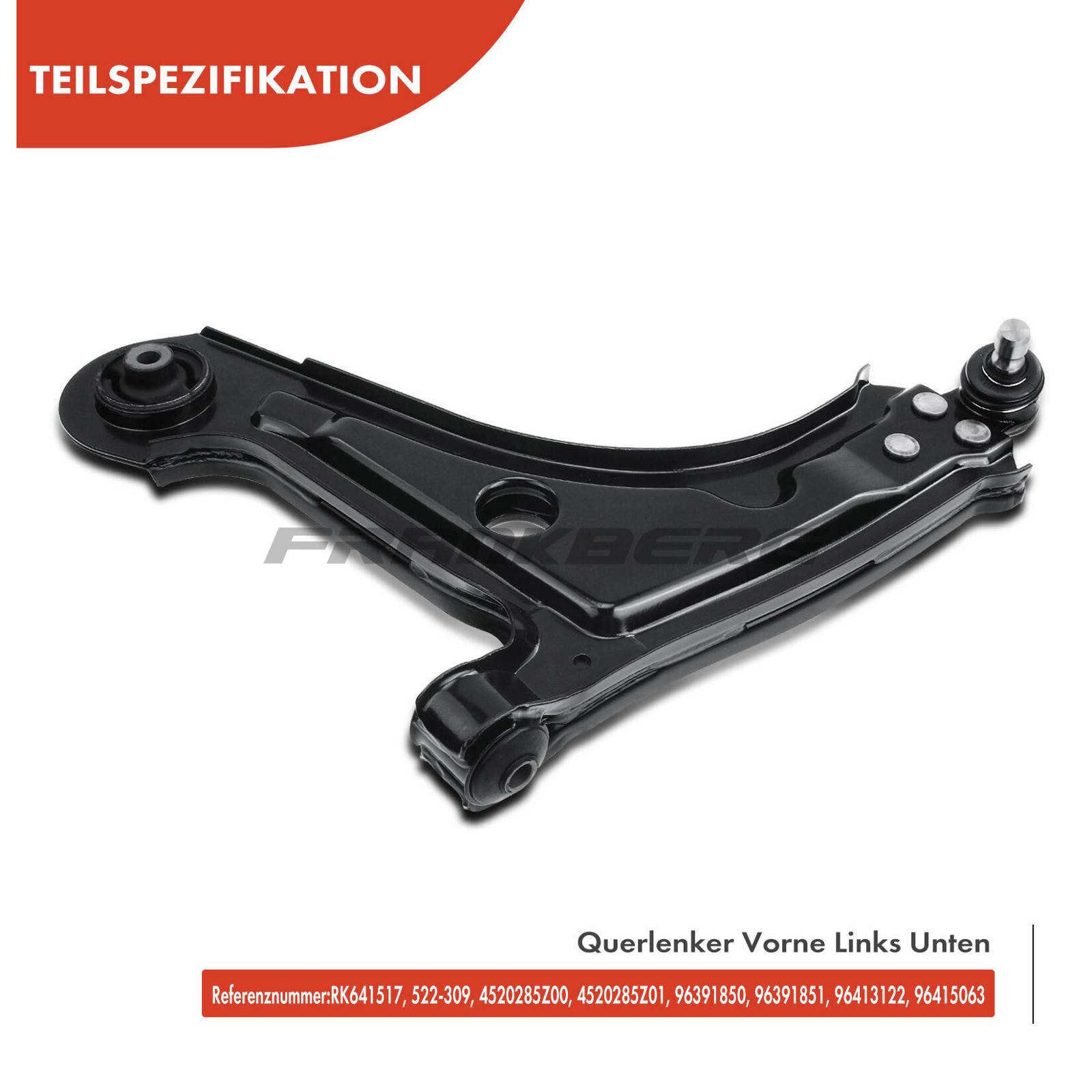 Control/Trailing Arm, wheel suspension