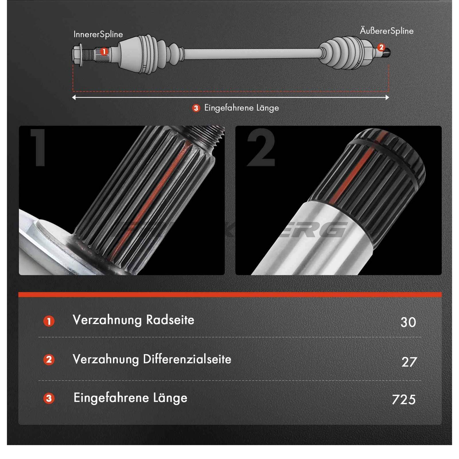 Drive Shaft (5481FB0009624)