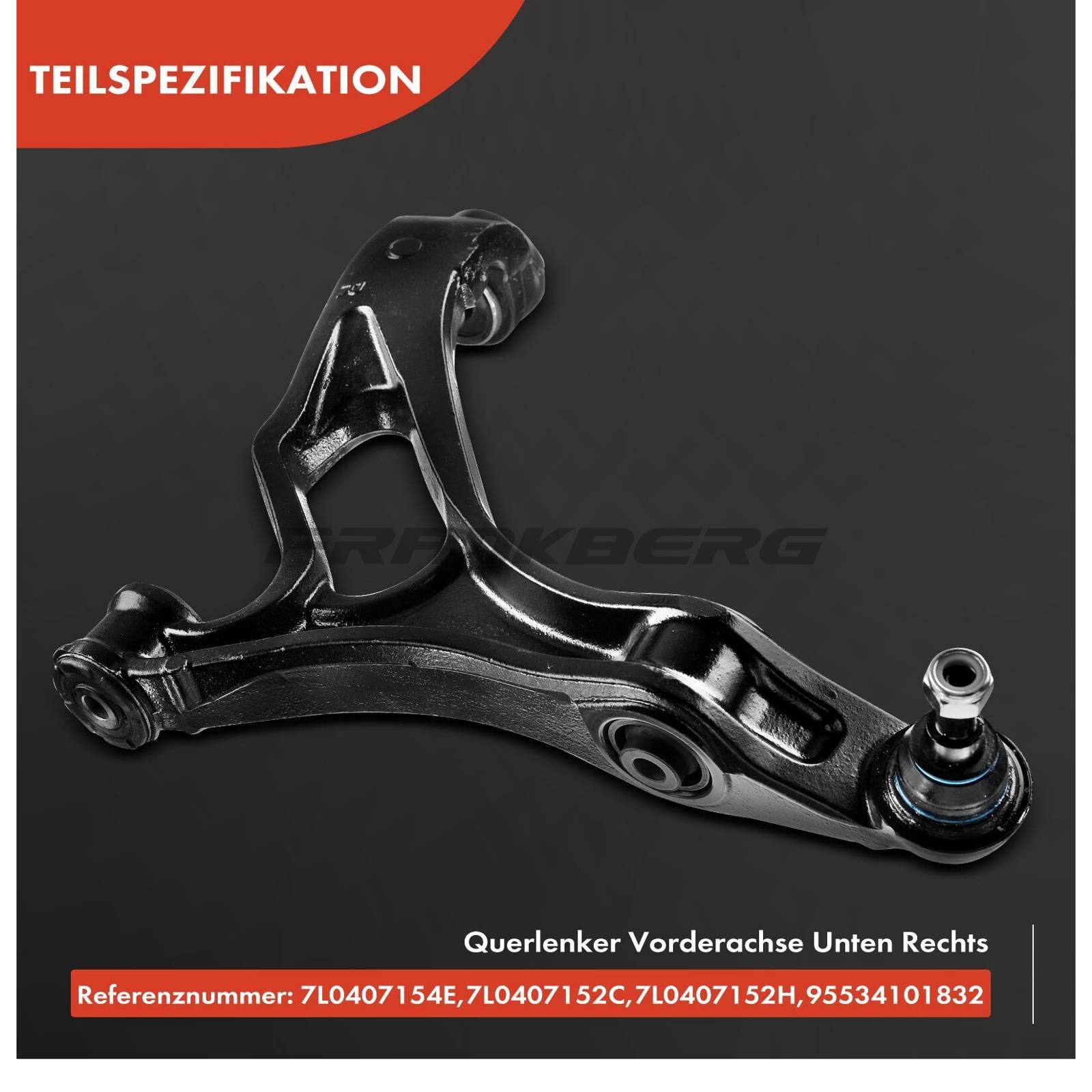 Control/Trailing Arm, wheel suspension