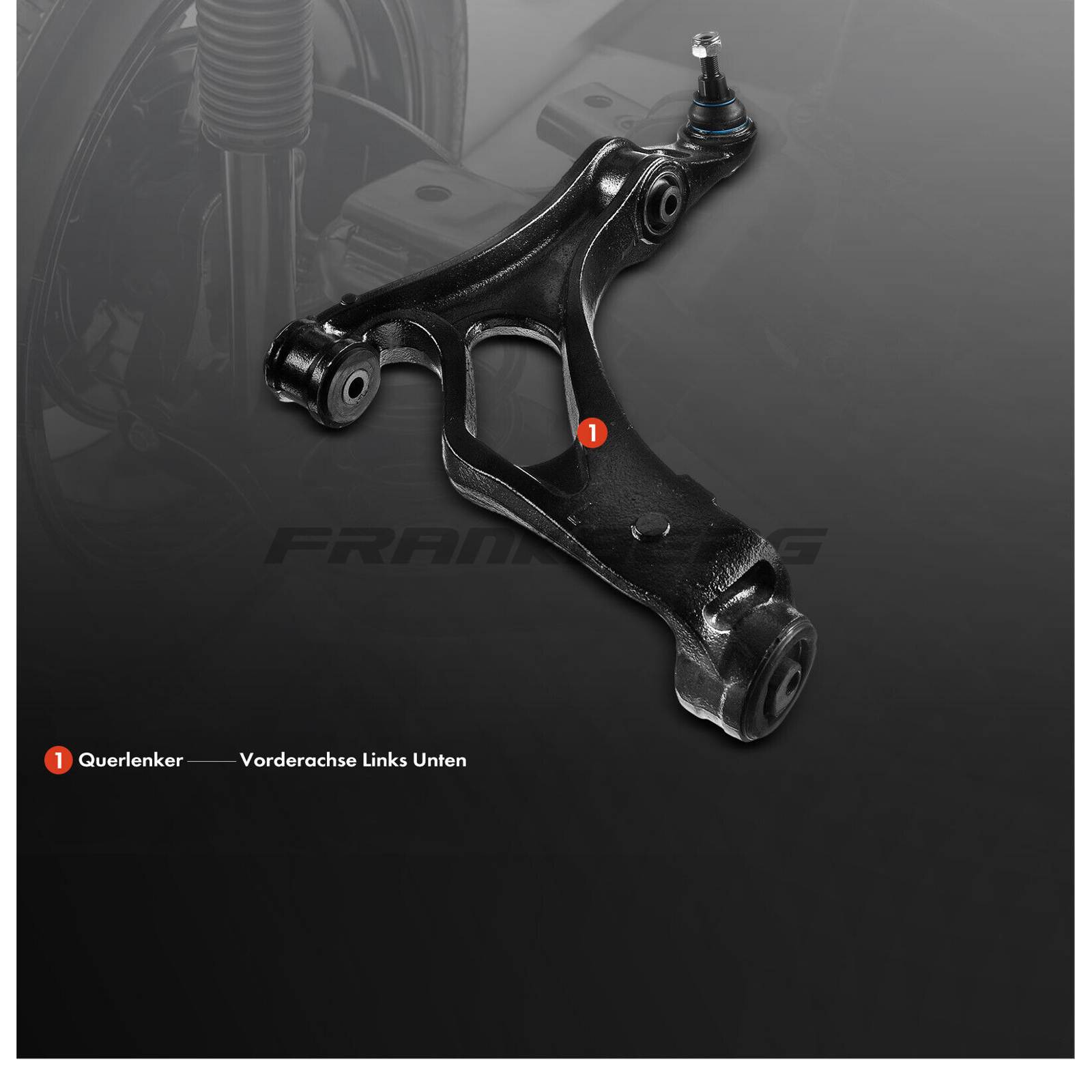 Control/Trailing Arm, wheel suspension
