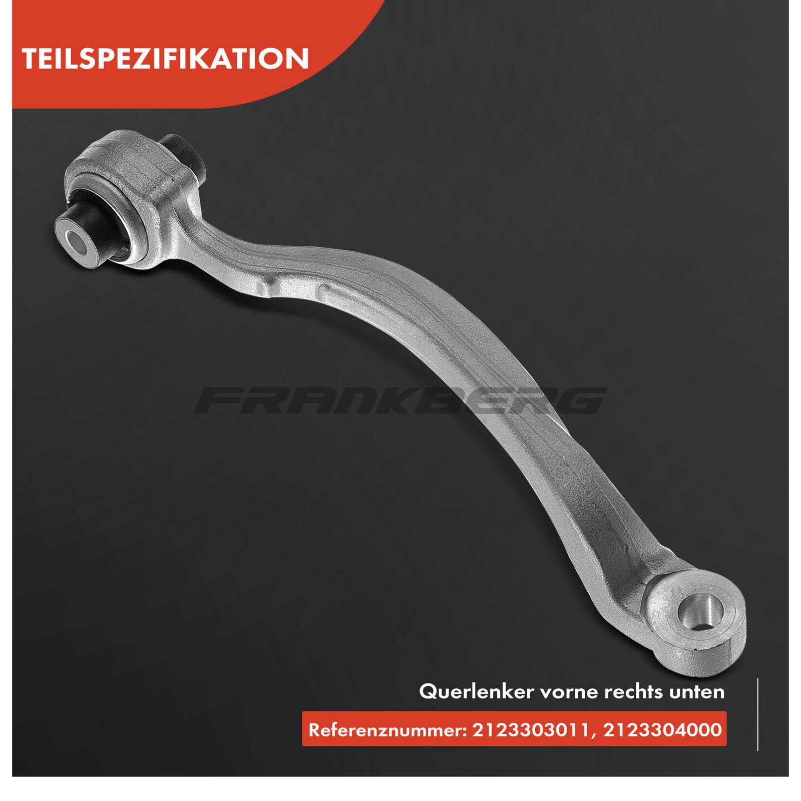 Control/Trailing Arm, wheel suspension