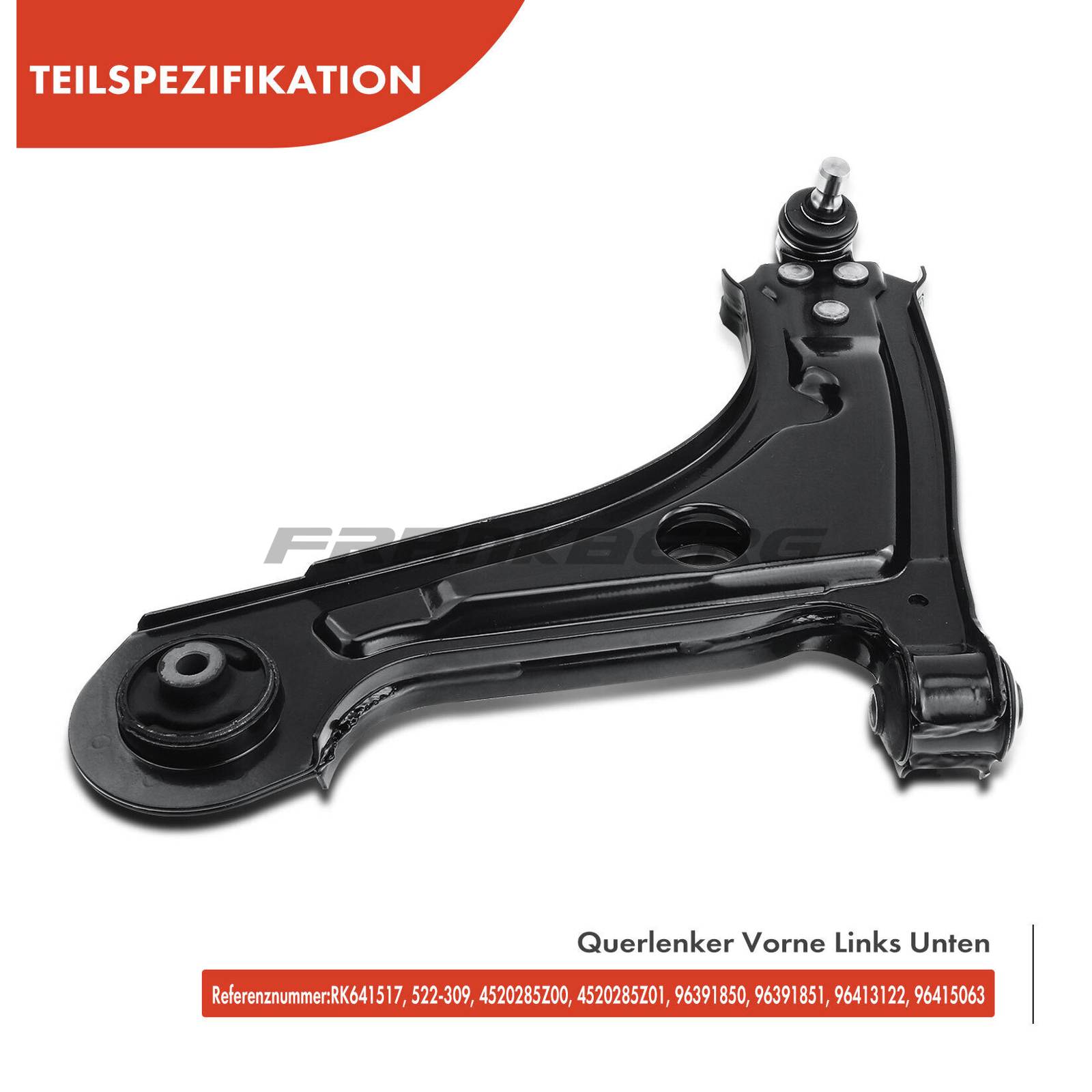 Control/Trailing Arm, wheel suspension