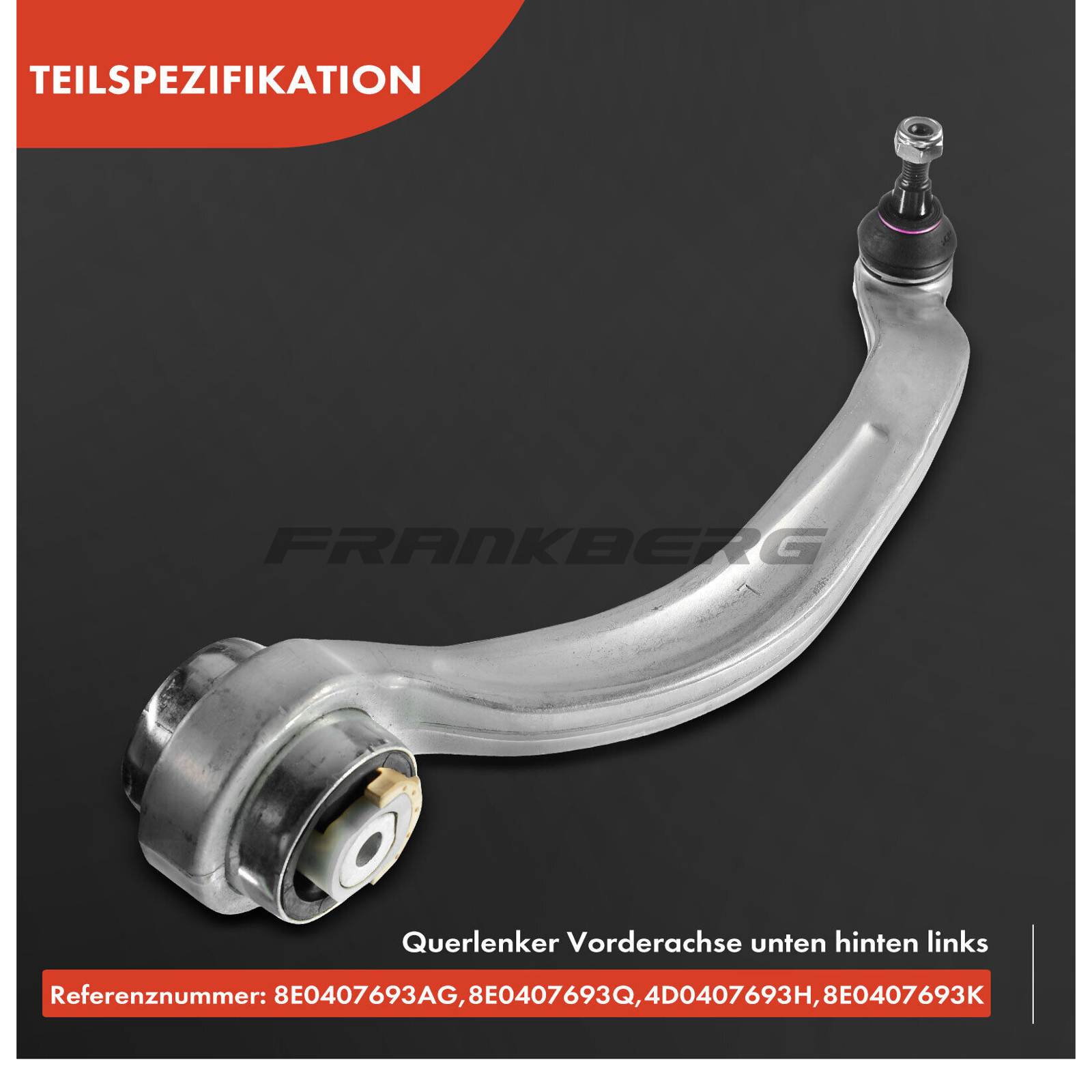 Control/Trailing Arm, wheel suspension