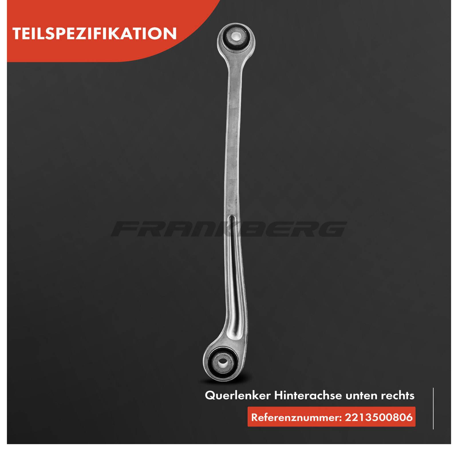 Control/Trailing Arm, wheel suspension