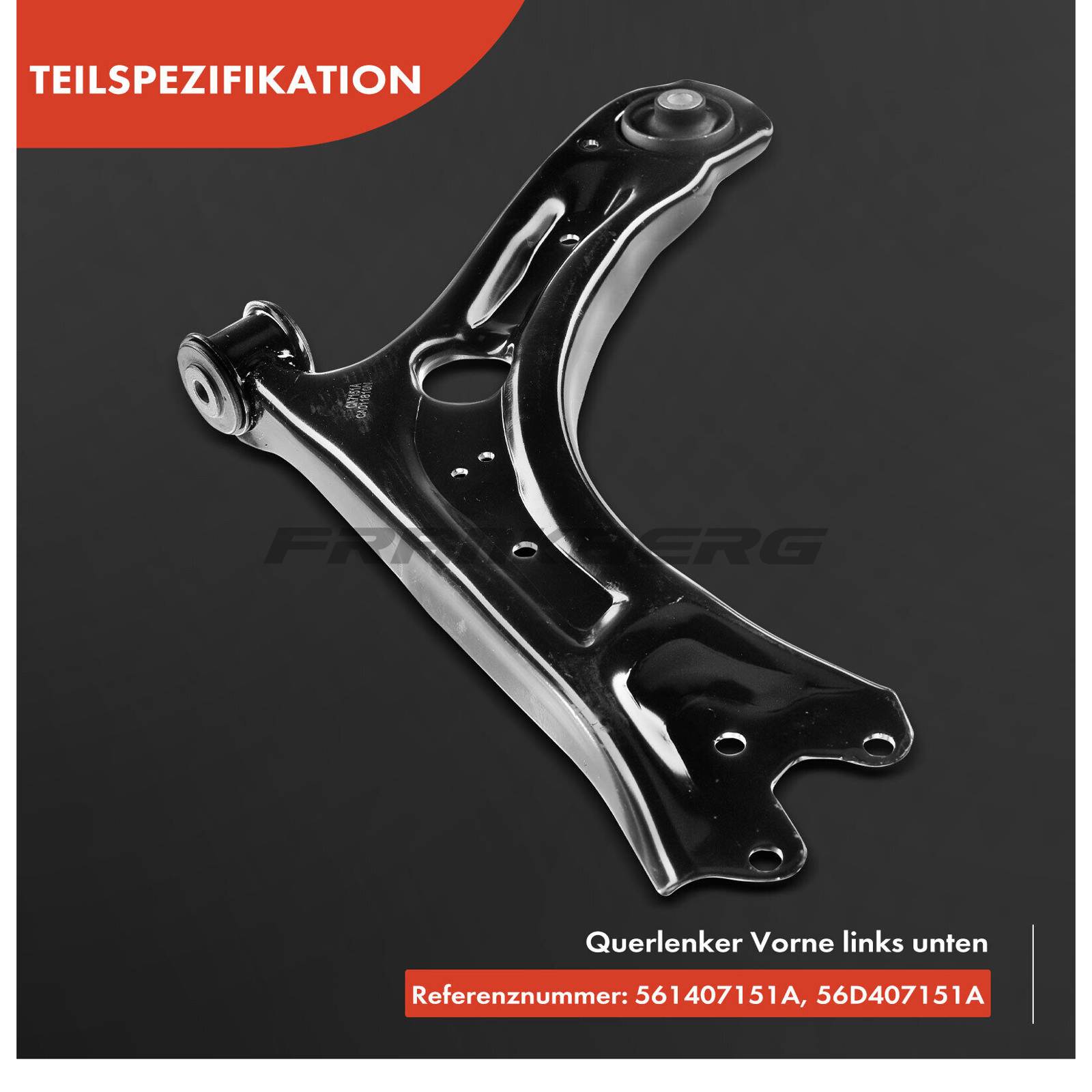 Control/Trailing Arm, wheel suspension