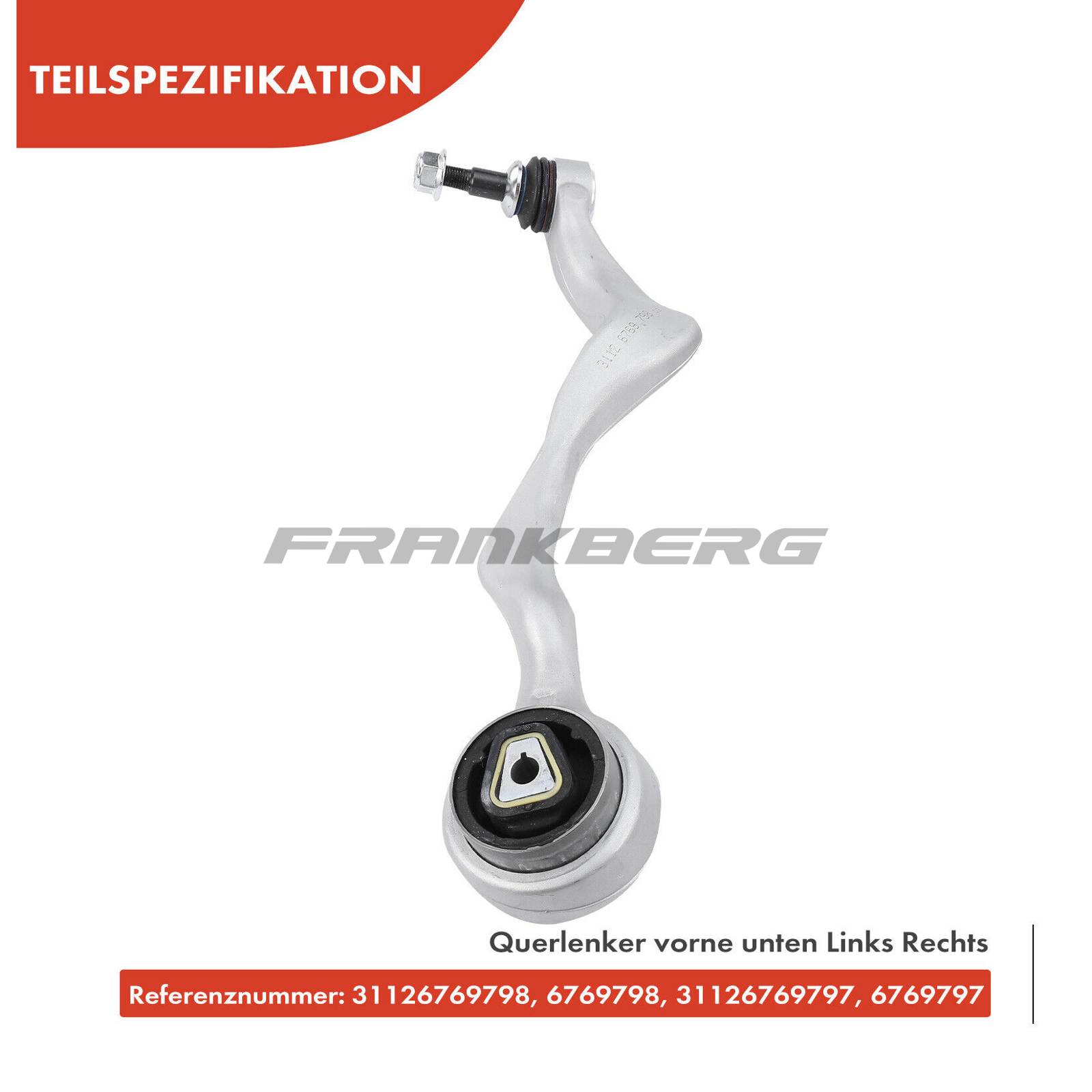 Control/Trailing Arm, wheel suspension
