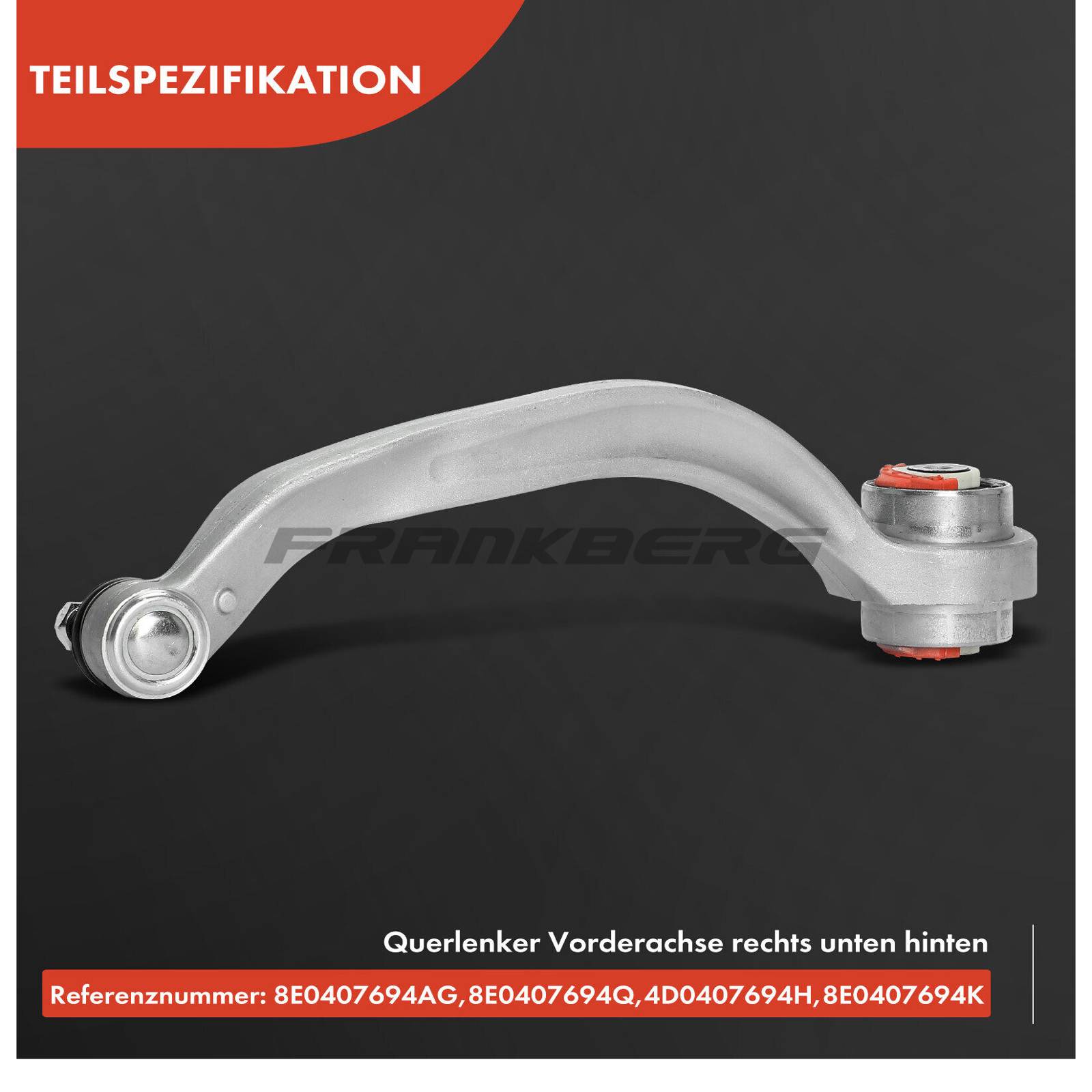 Control/Trailing Arm, wheel suspension