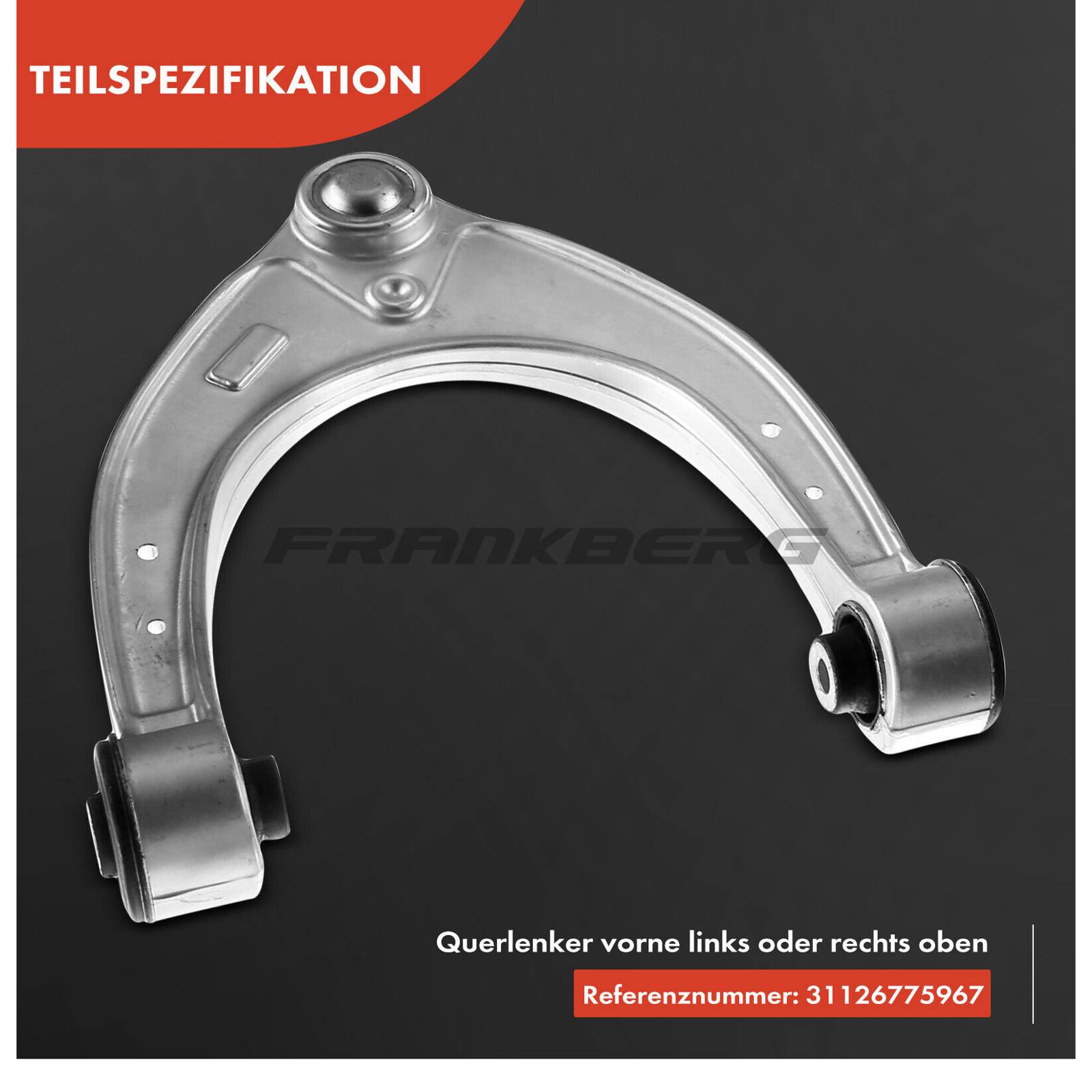 Control/Trailing Arm, wheel suspension