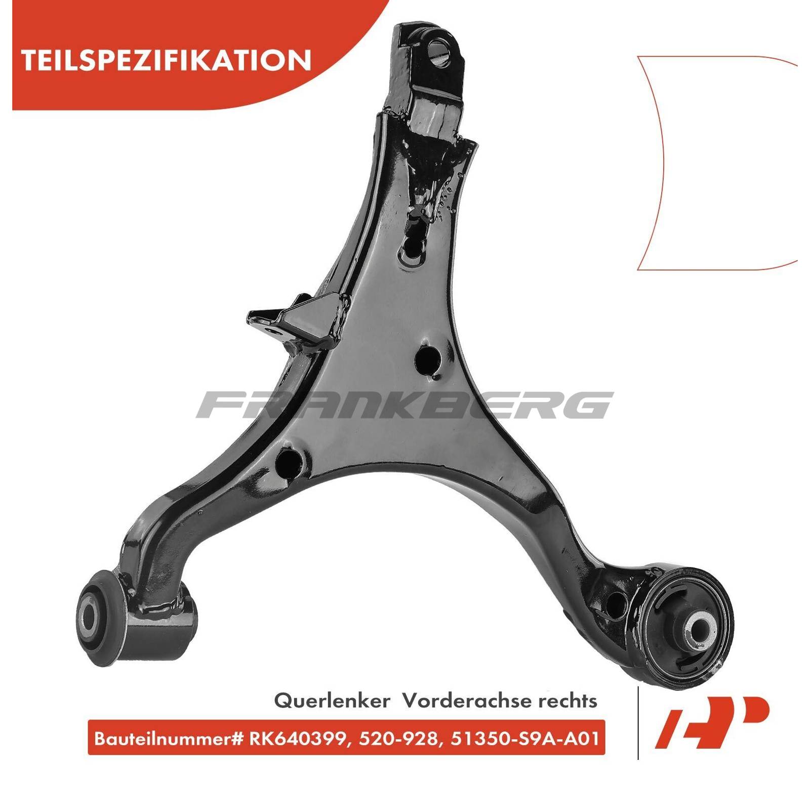 Control/Trailing Arm, wheel suspension