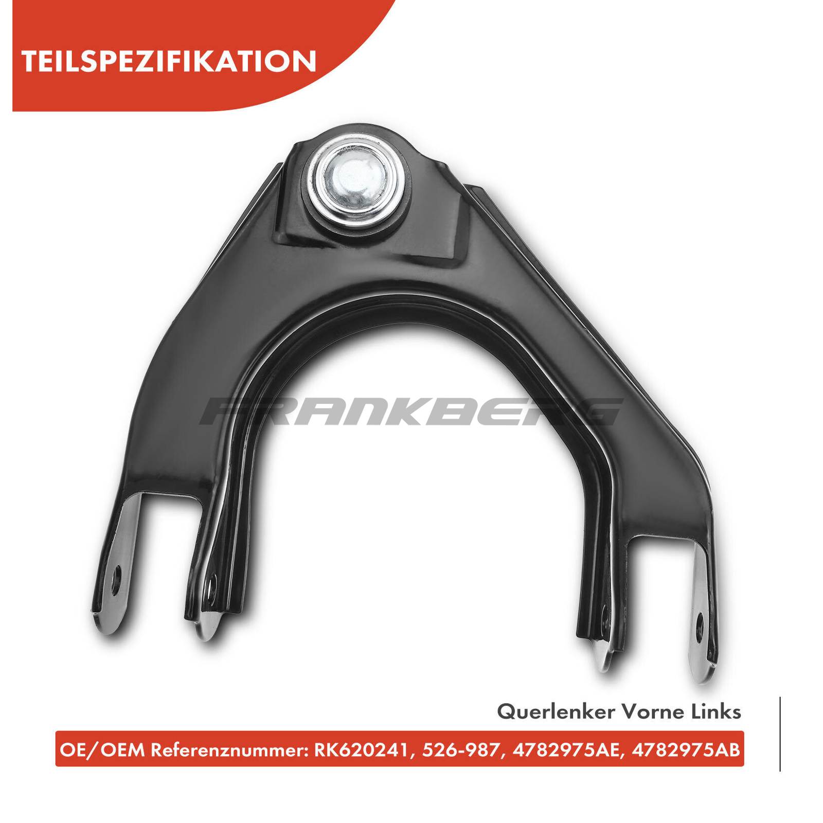 Control/Trailing Arm, wheel suspension
