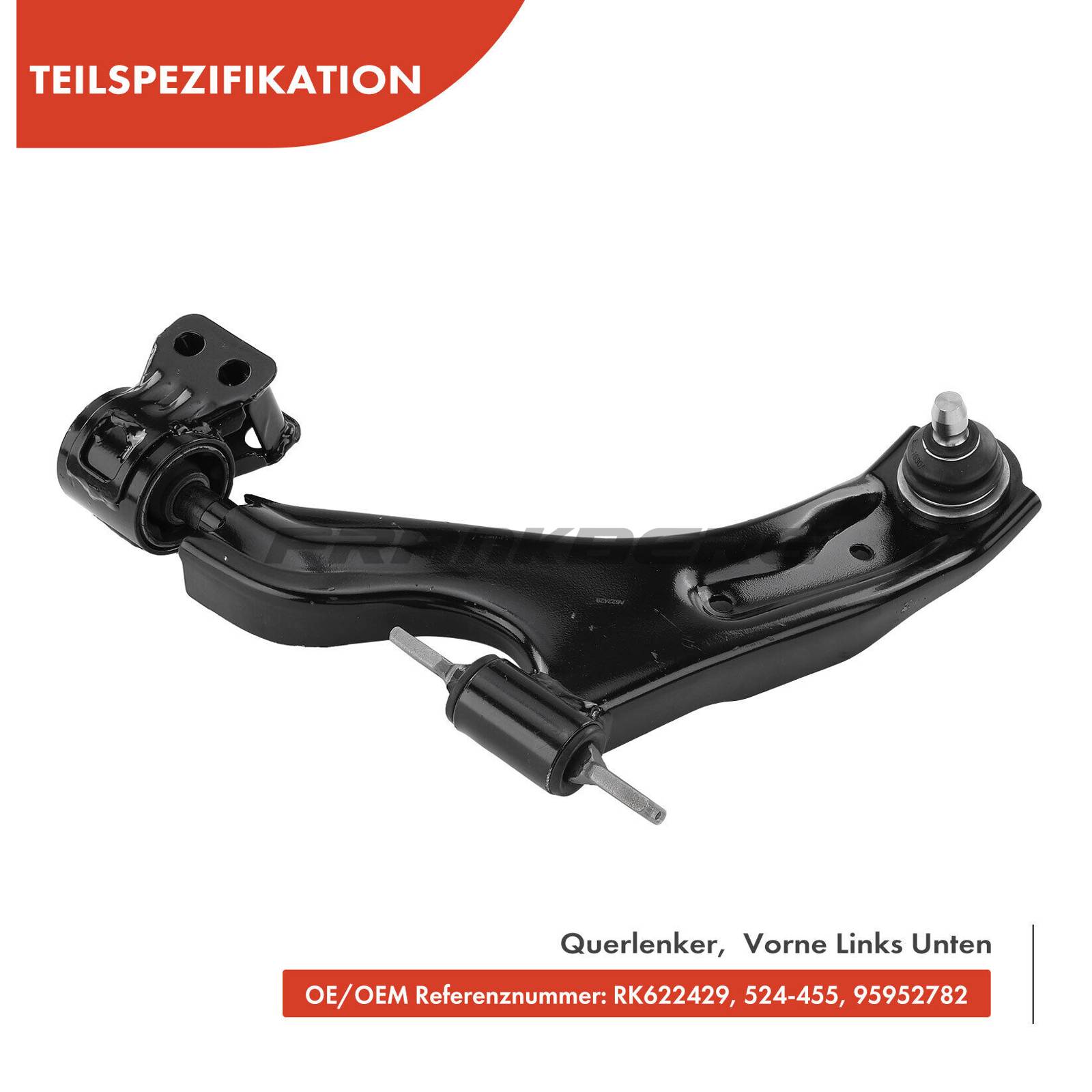 Control/Trailing Arm, wheel suspension