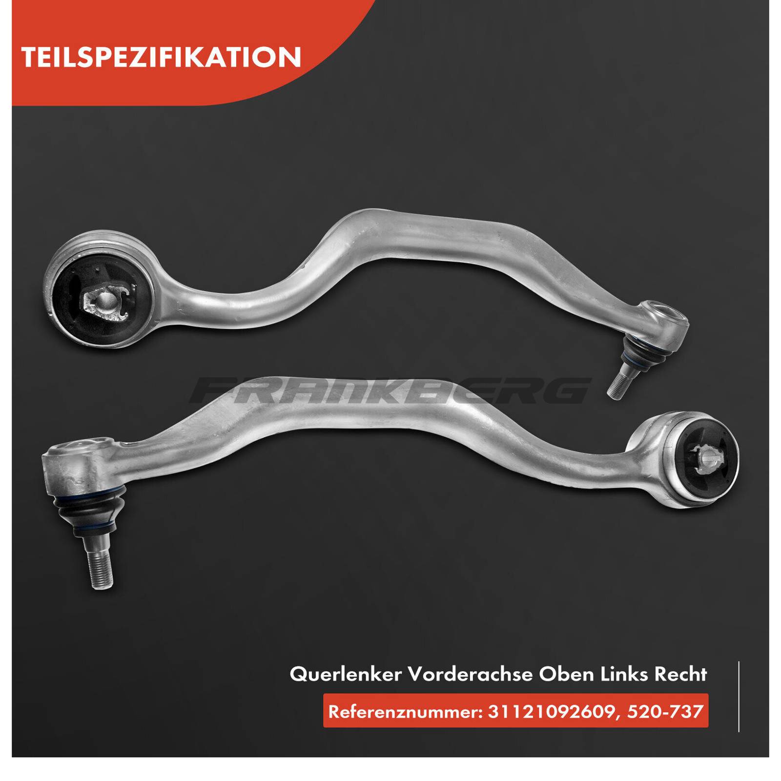 Control/Trailing Arm, wheel suspension