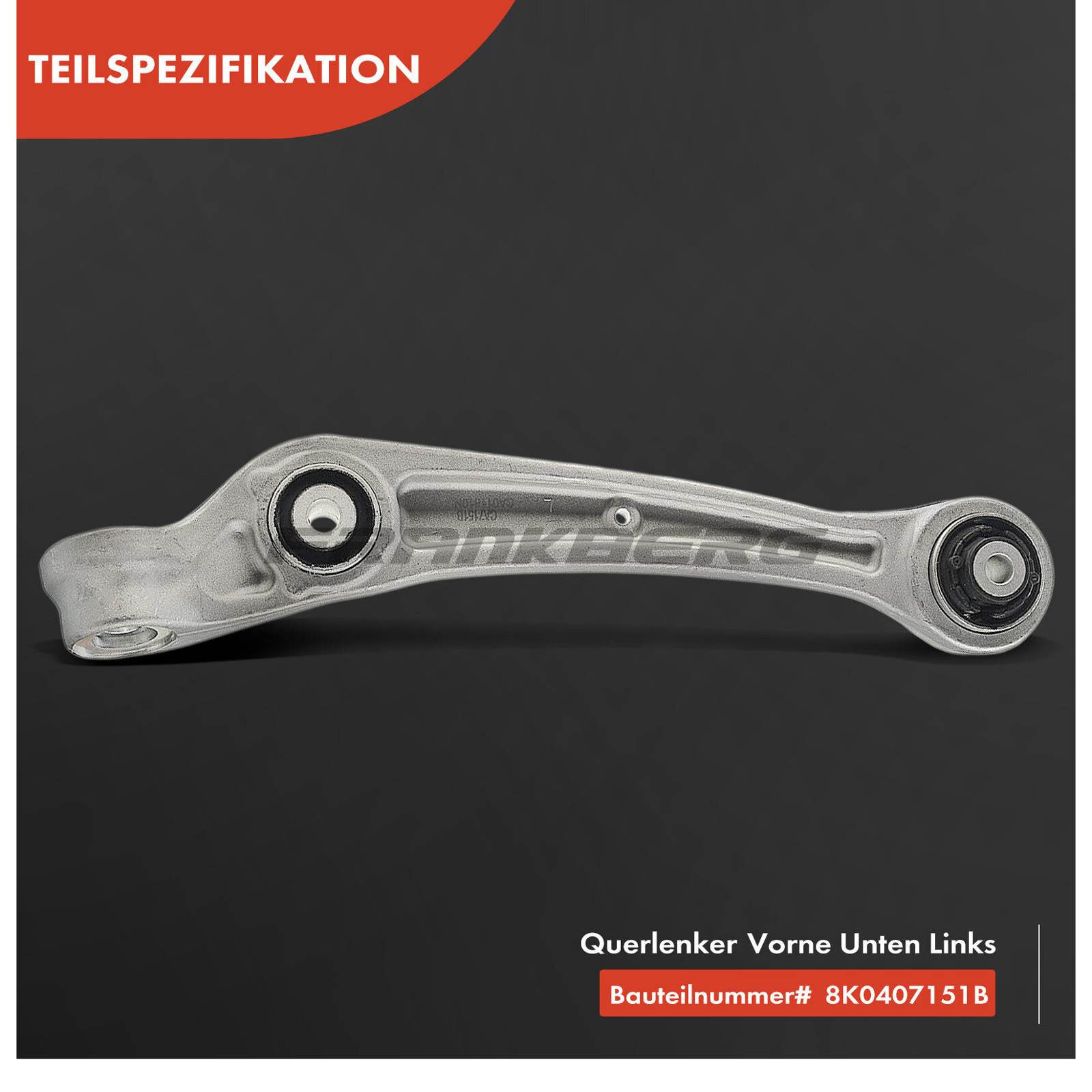 Control/Trailing Arm, wheel suspension